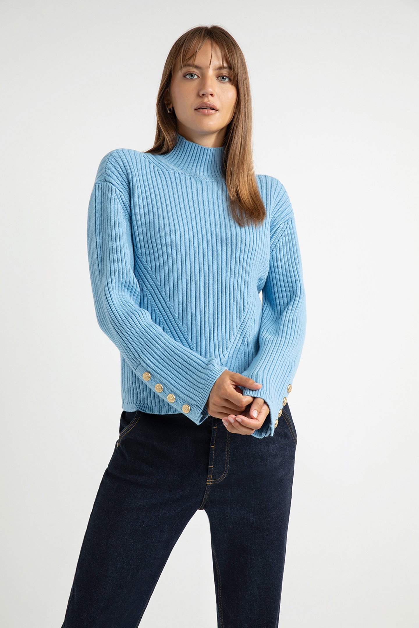 AISHA SWEATER FRENCH BLUE 1