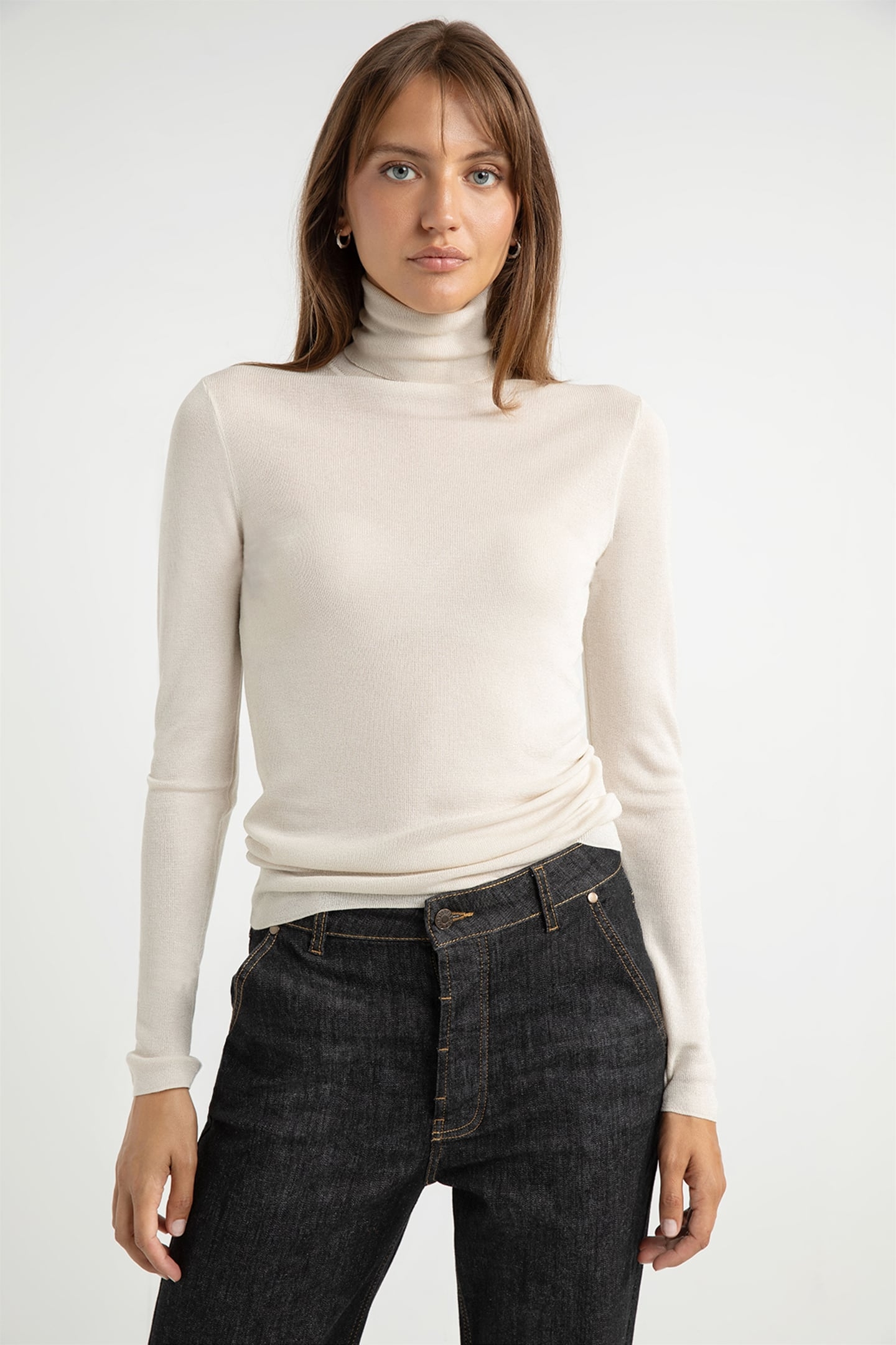 SAAR SWEATER LUREX SAND 1