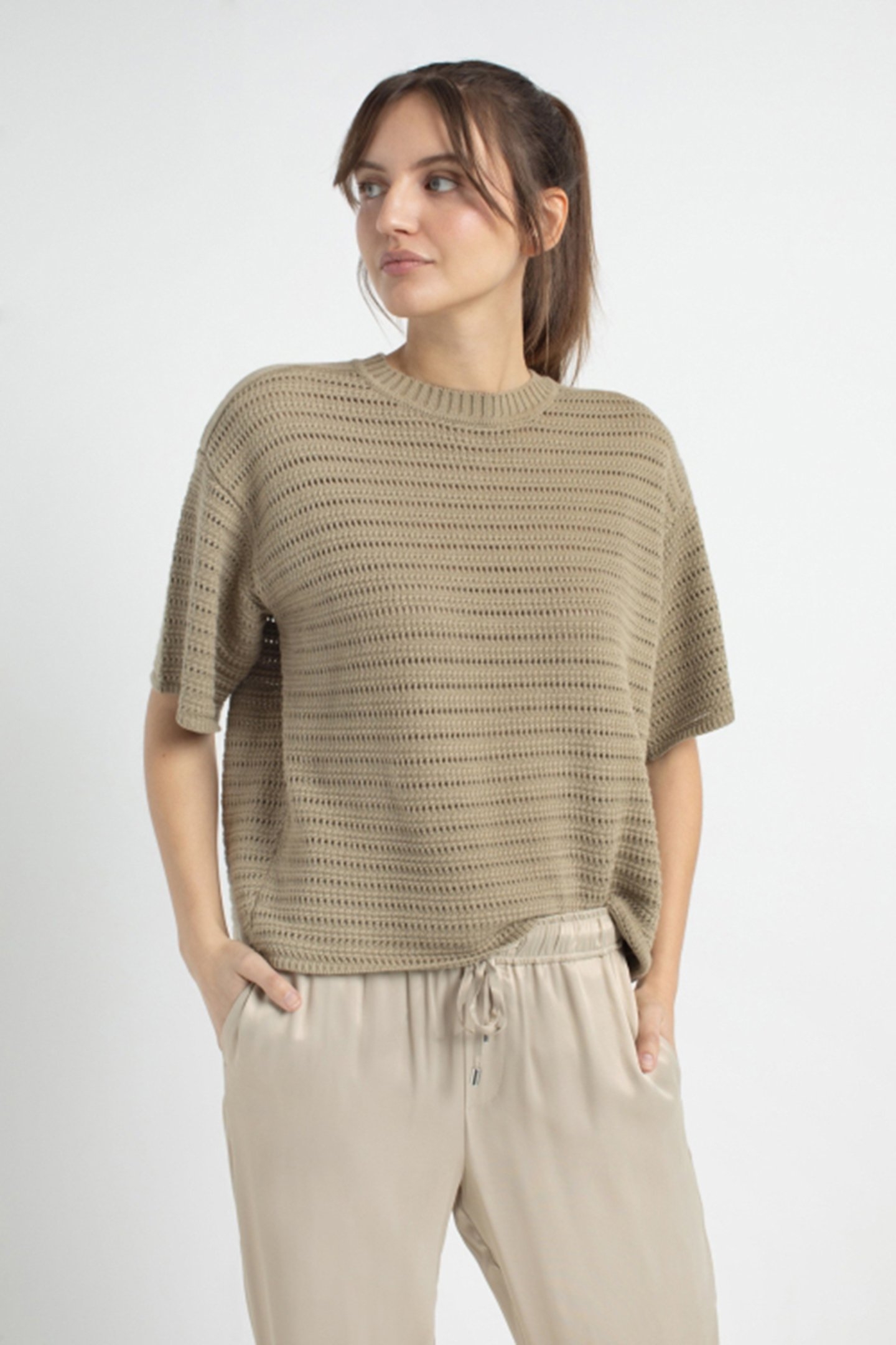 JOYCE SWEATER LIGHT OLIVE 1