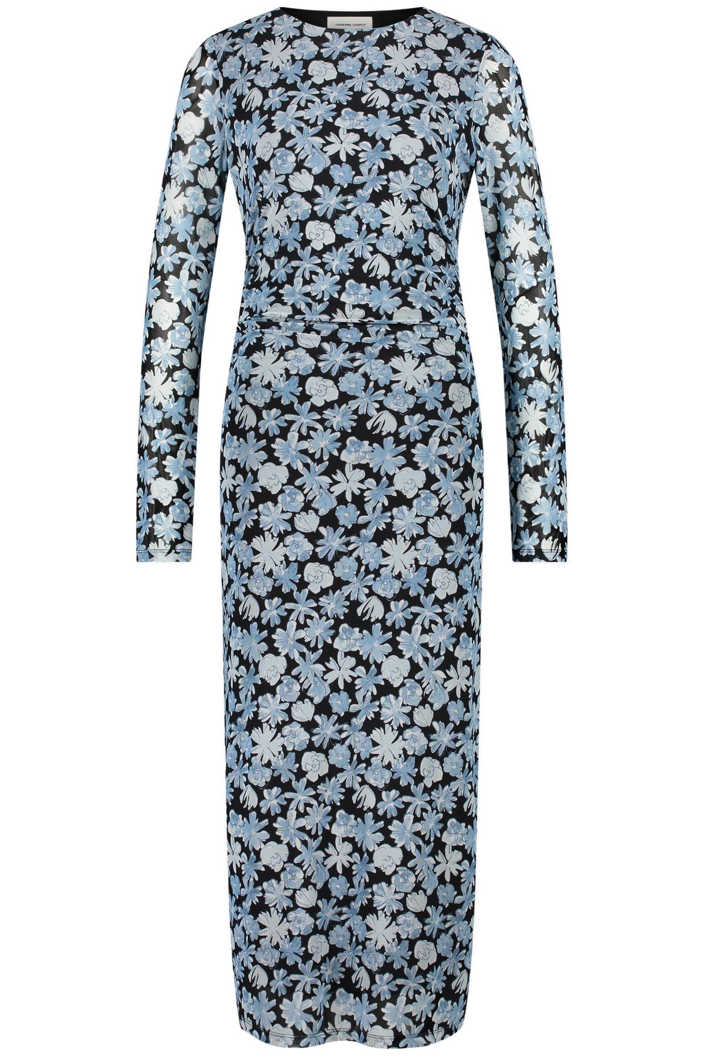 ZILA DRESS BLACK/BRIGHT BLUE 3