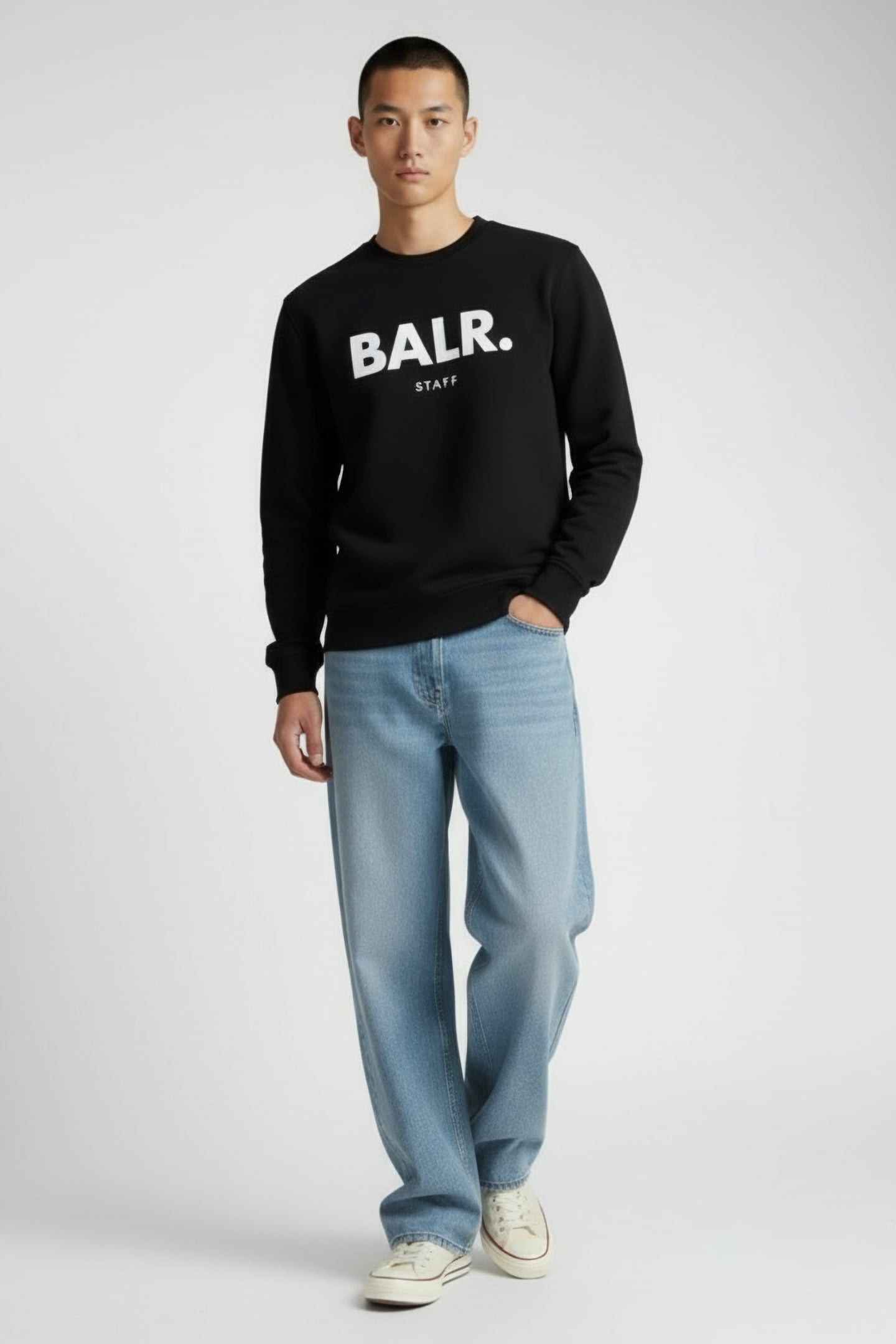 STAFF SWEATER MEN BLACK 1