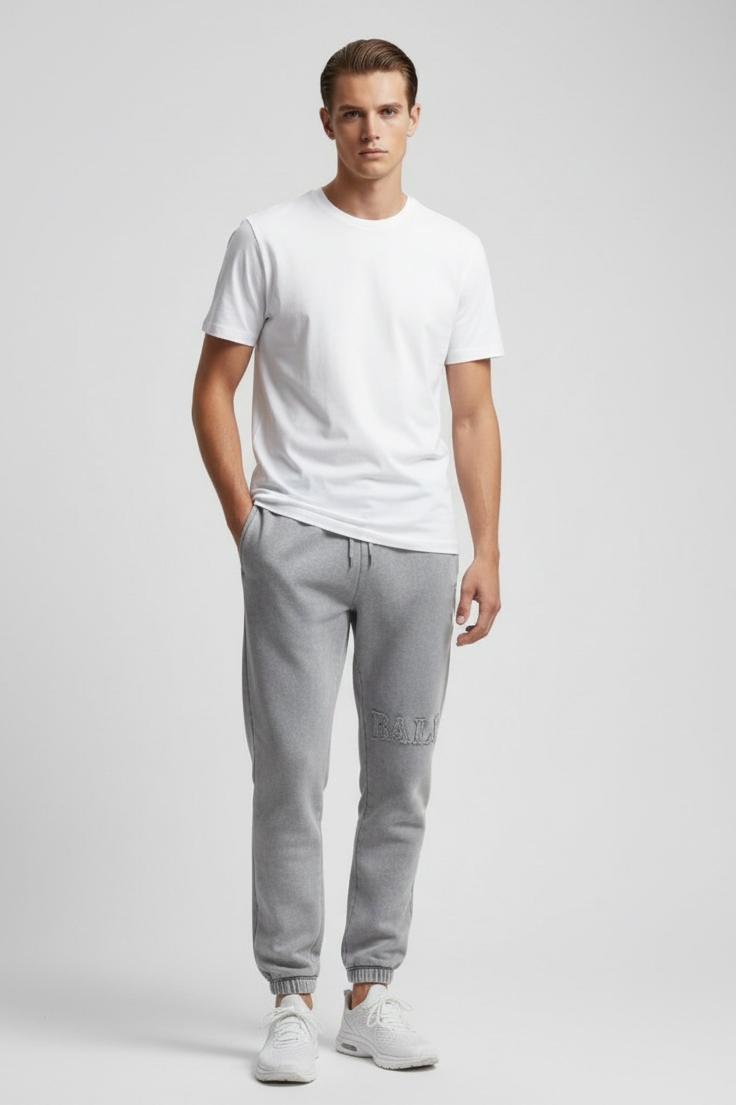URBAN WASHED SWEATPANTS DOVE GREY 1