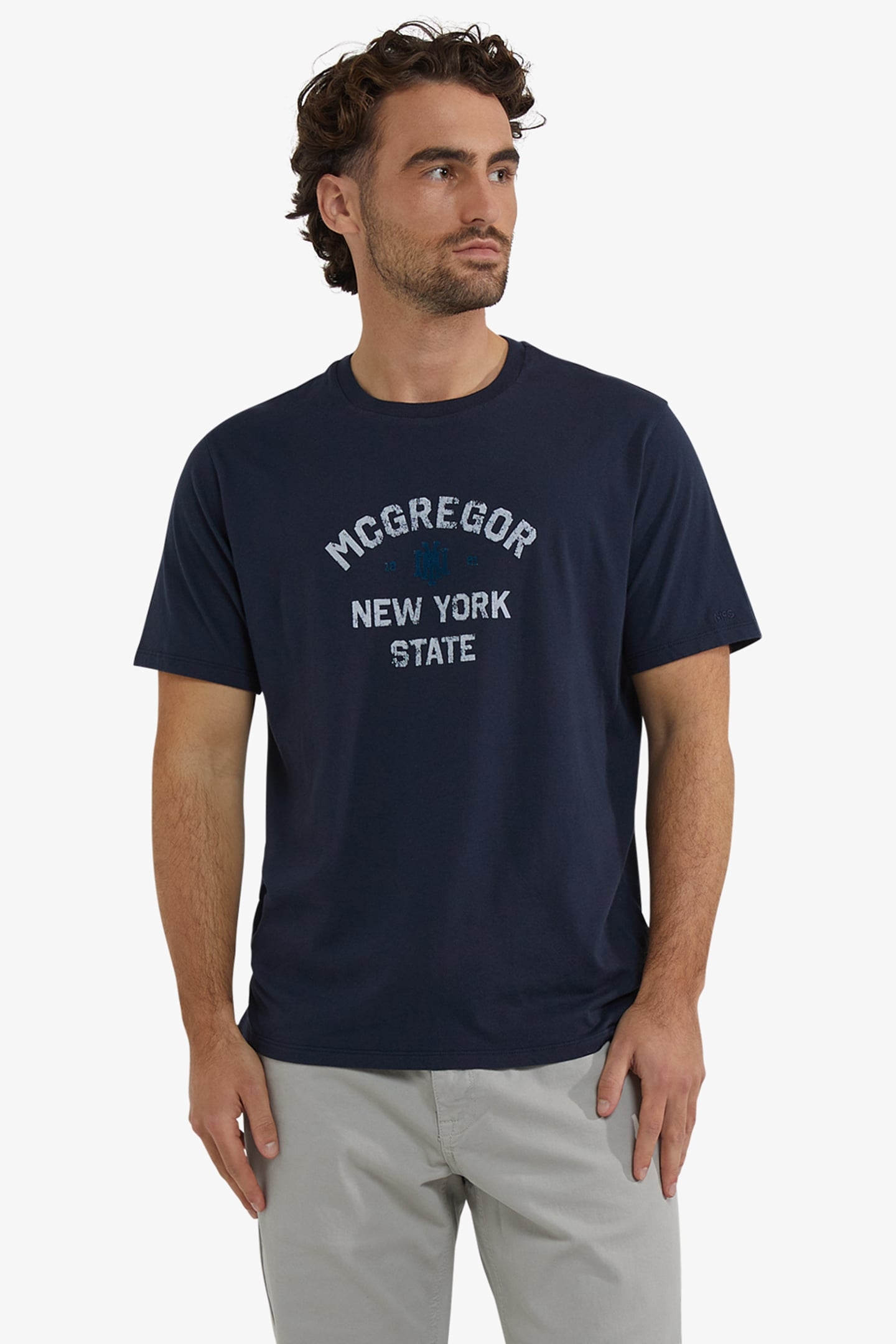 T-SHIRT NY STATE NAVY 1