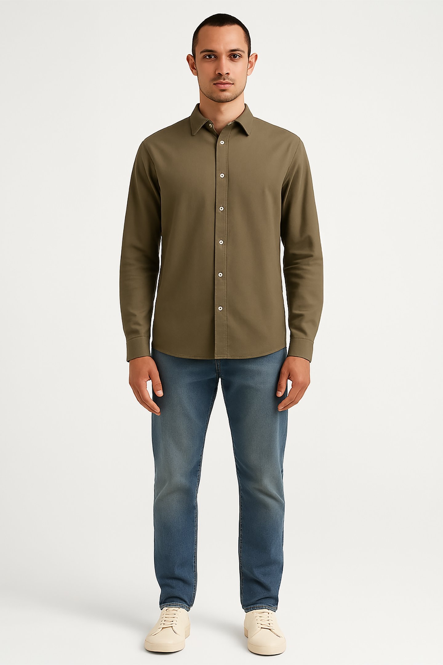 JIMMO SHIRT OLIVE 1