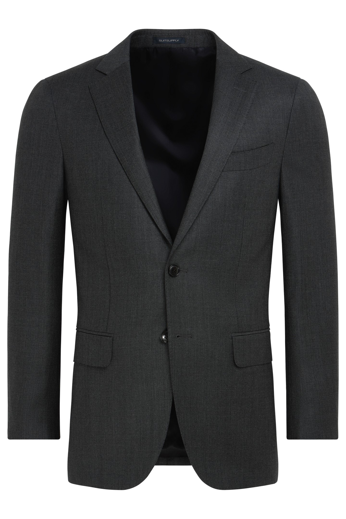 D. GREY PURE WOOL S130 DARK GREY 4