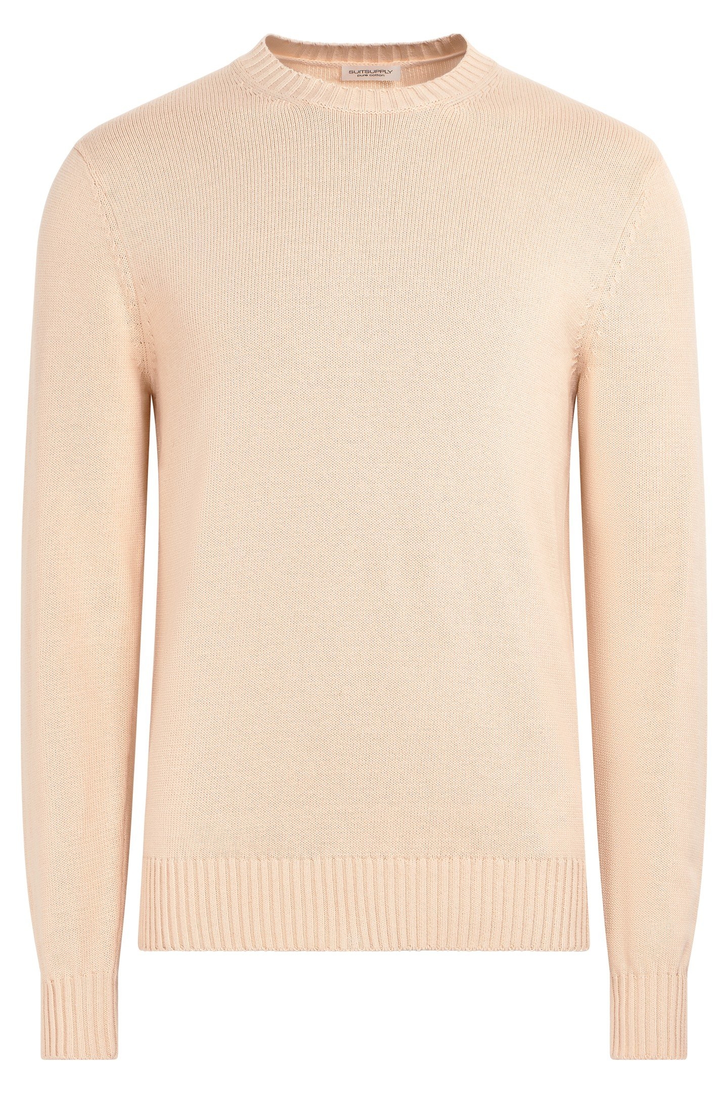 LS COTTON CREW PEACH LIGHT PINK 4