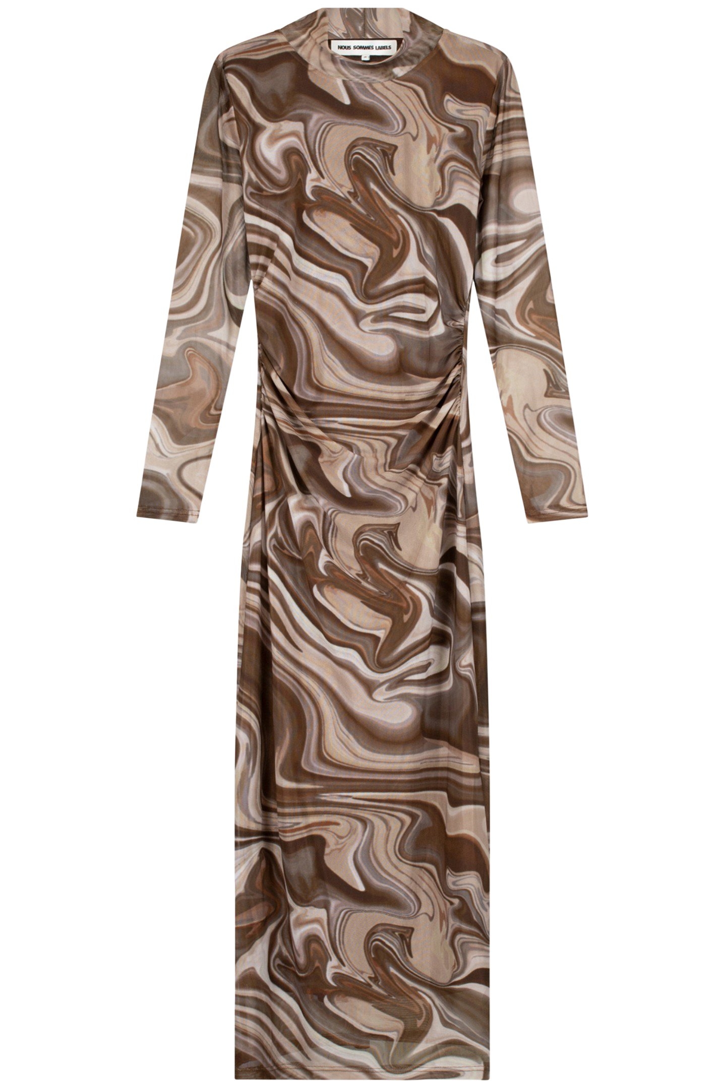 NOUS SOMMES LABELS – TIMMIE DRESS BROWN 1