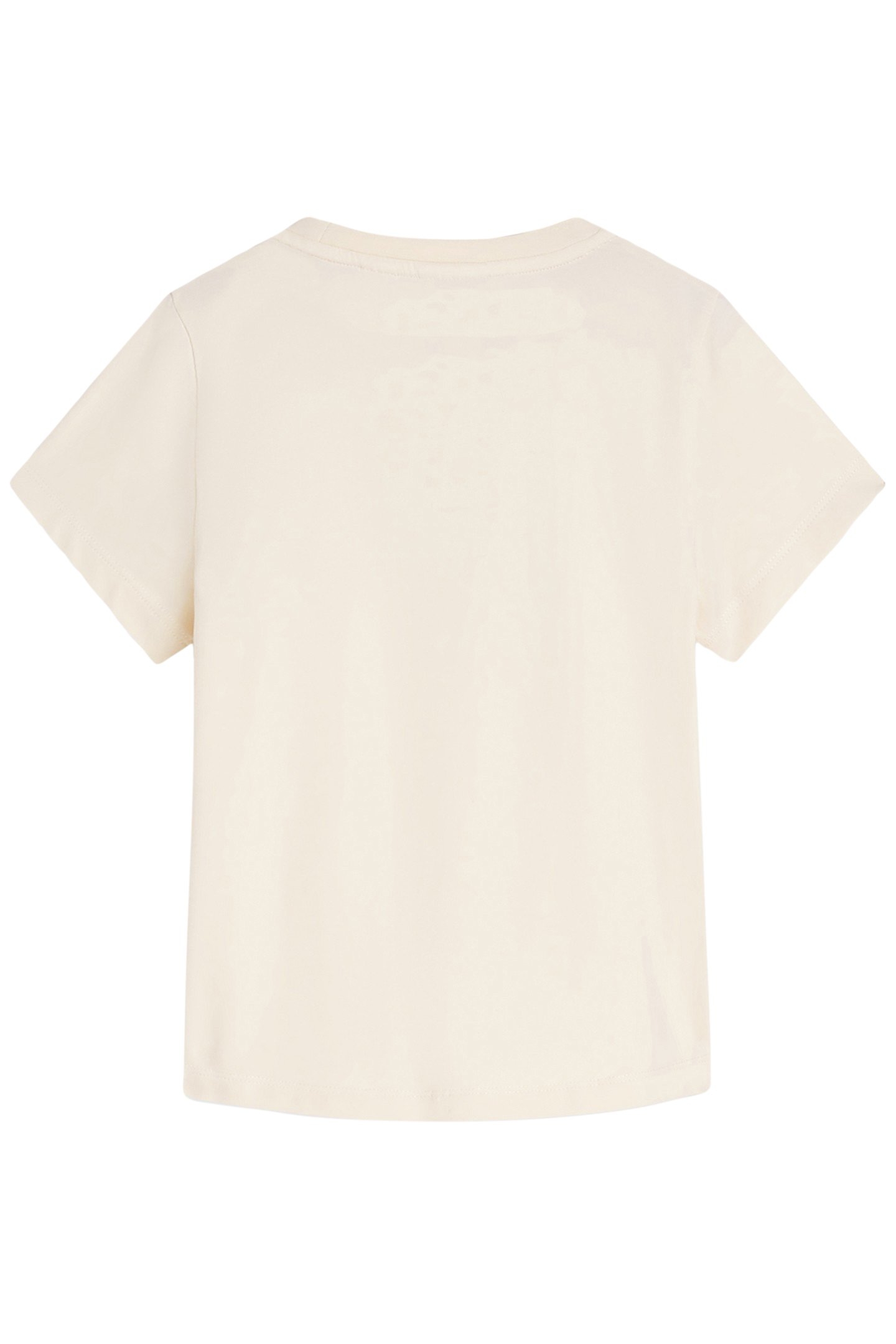 GIRLS BABY SHORT SLEEVE TEE NATURAL 2