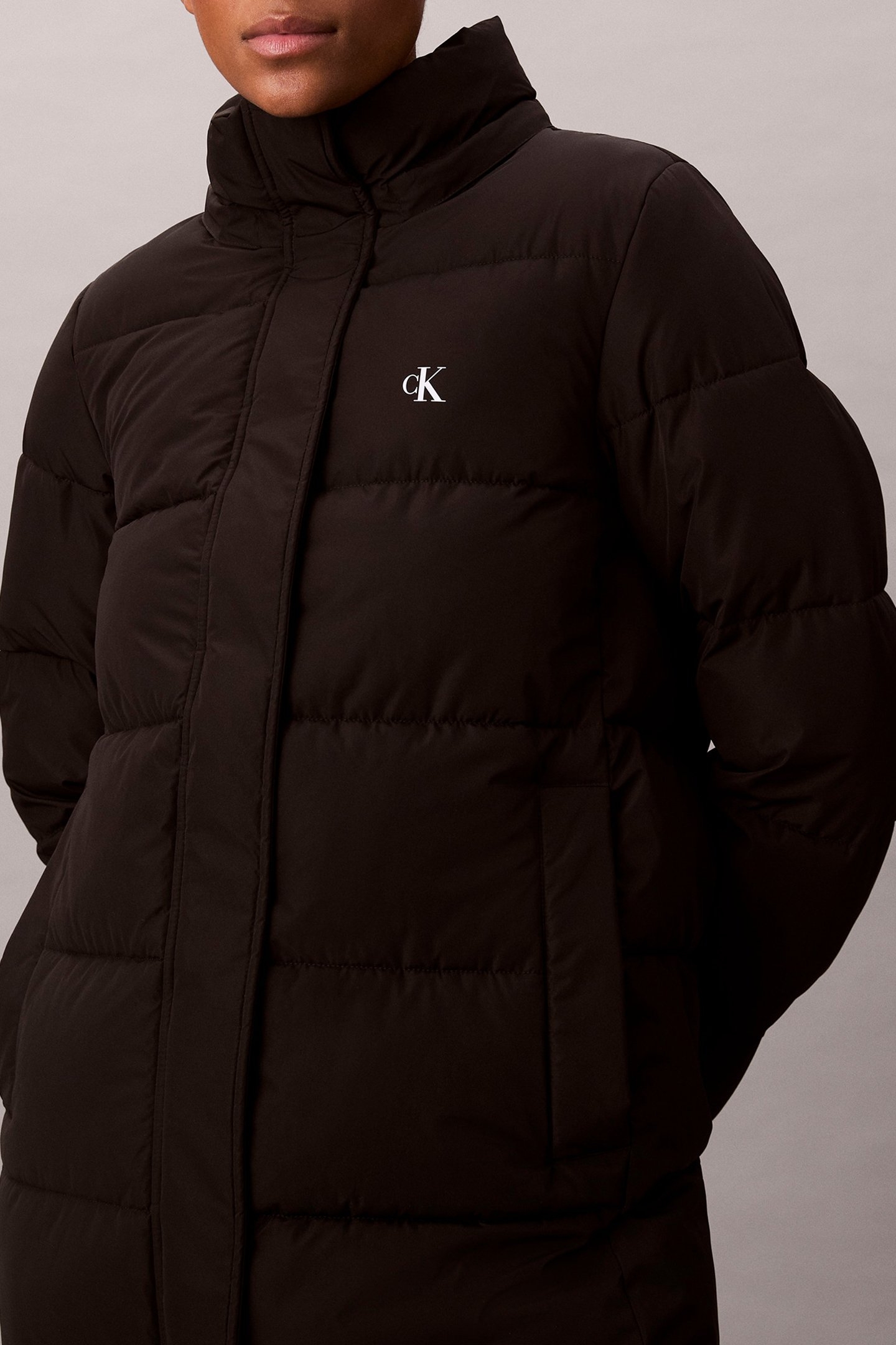 MONOLOGO NON-DOWN LONG COAT BLACK 4