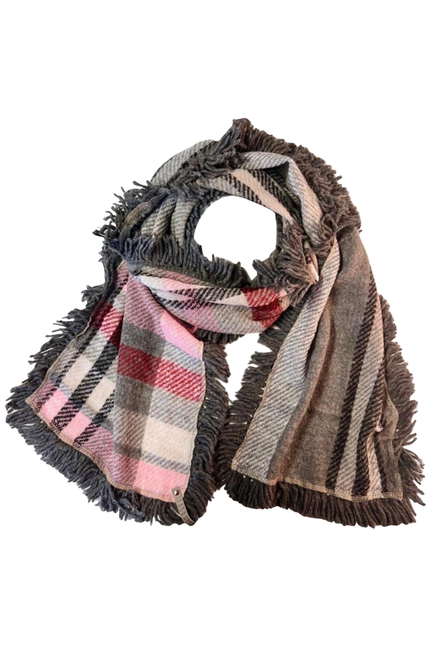 SCARF TORONTO 505 GREY/PINK 1
