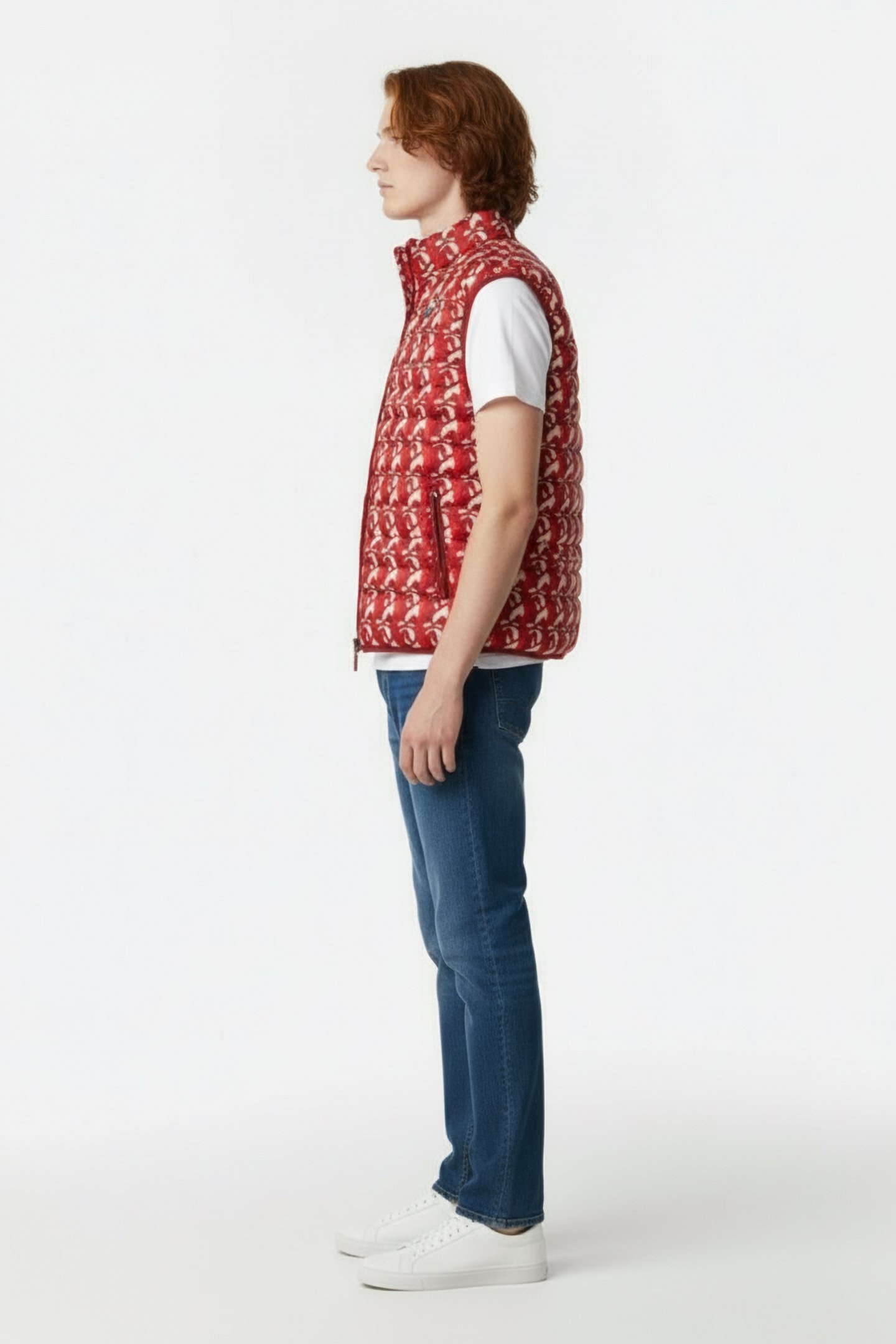 TOM MONOGRAM DOWN JACKET MONOGRAM FIRE RED 3