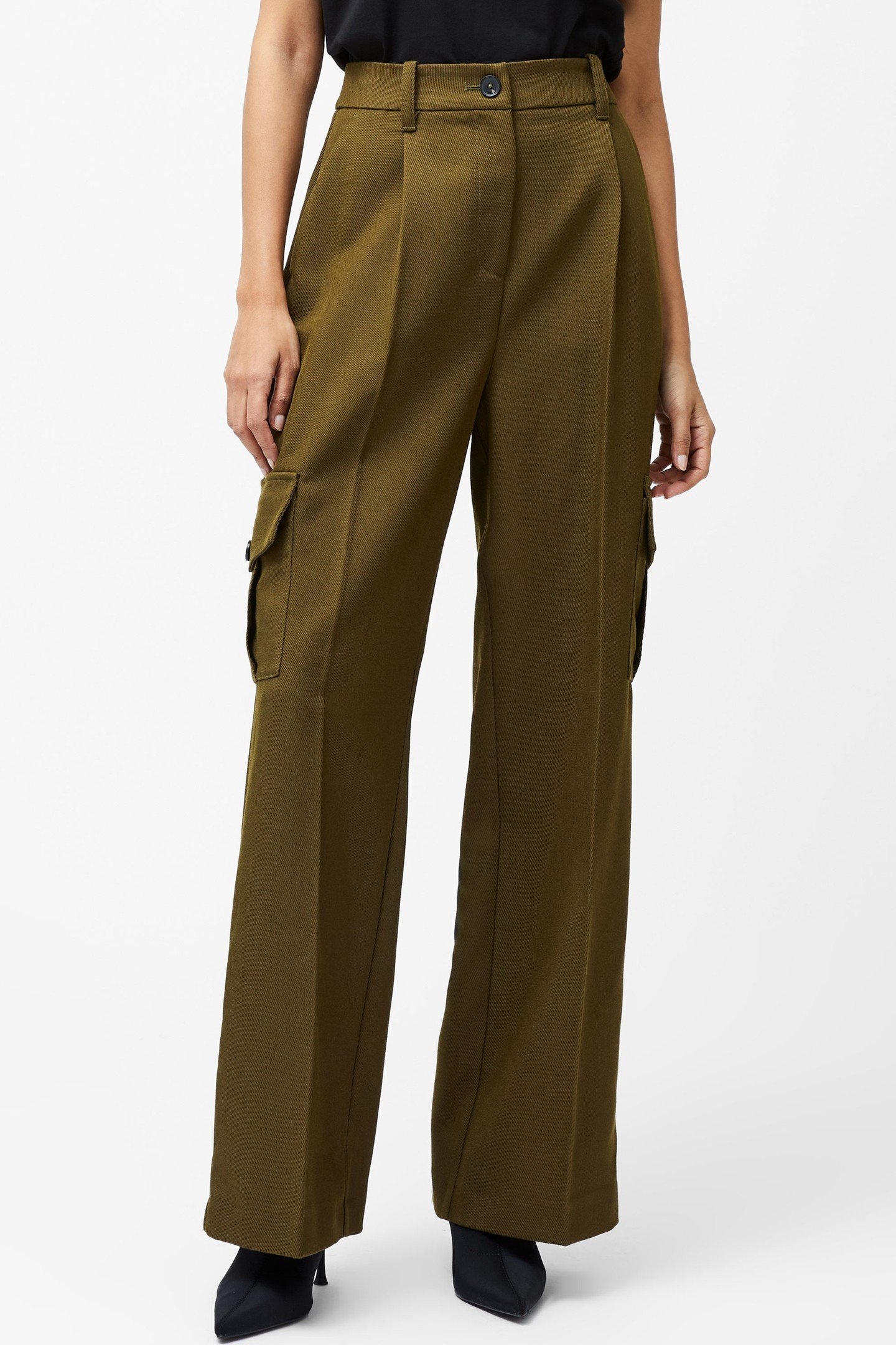 FLORENCE TWILL COMBAT TROUSER KHAKI 1