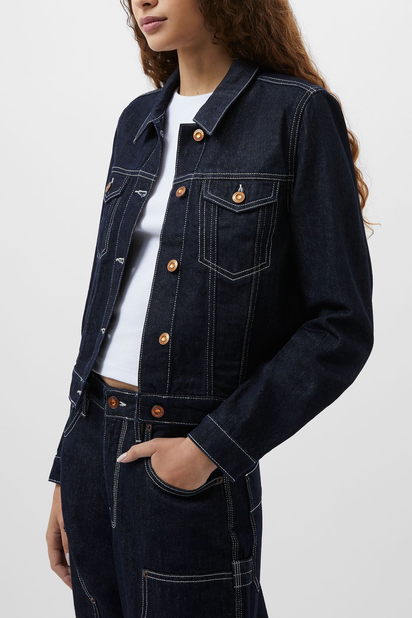 DENVER DENIM JACKET CLEAN INDIGO DENIM 2
