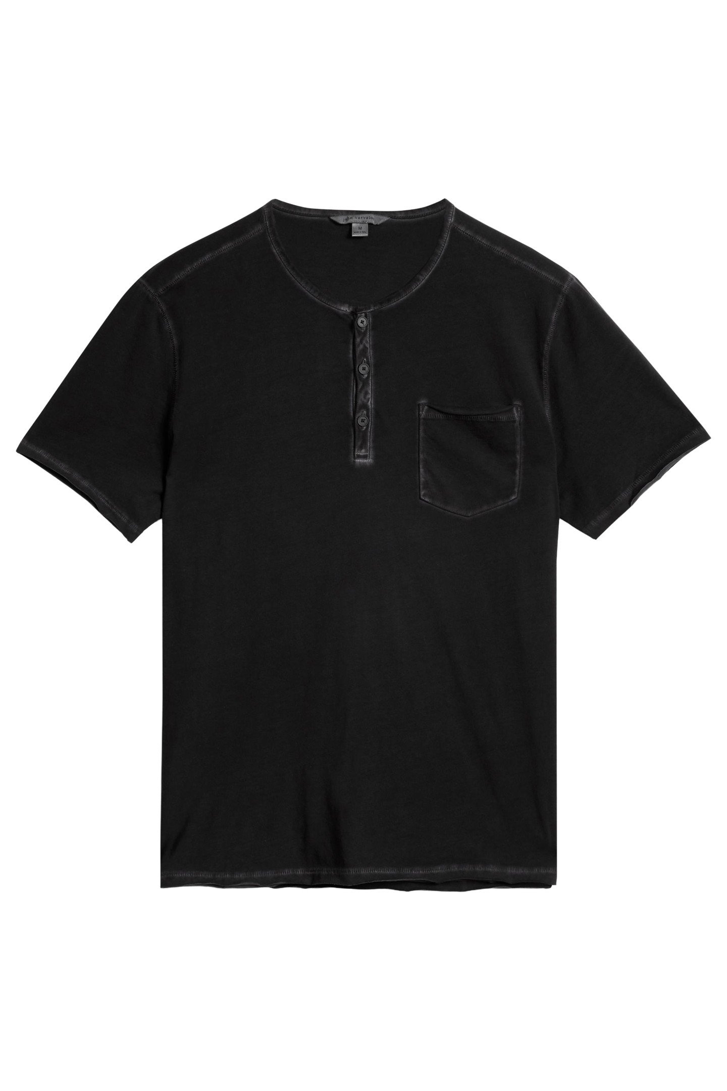 REX SS HENLEY WITH SUBLIME WASH BLACK 2