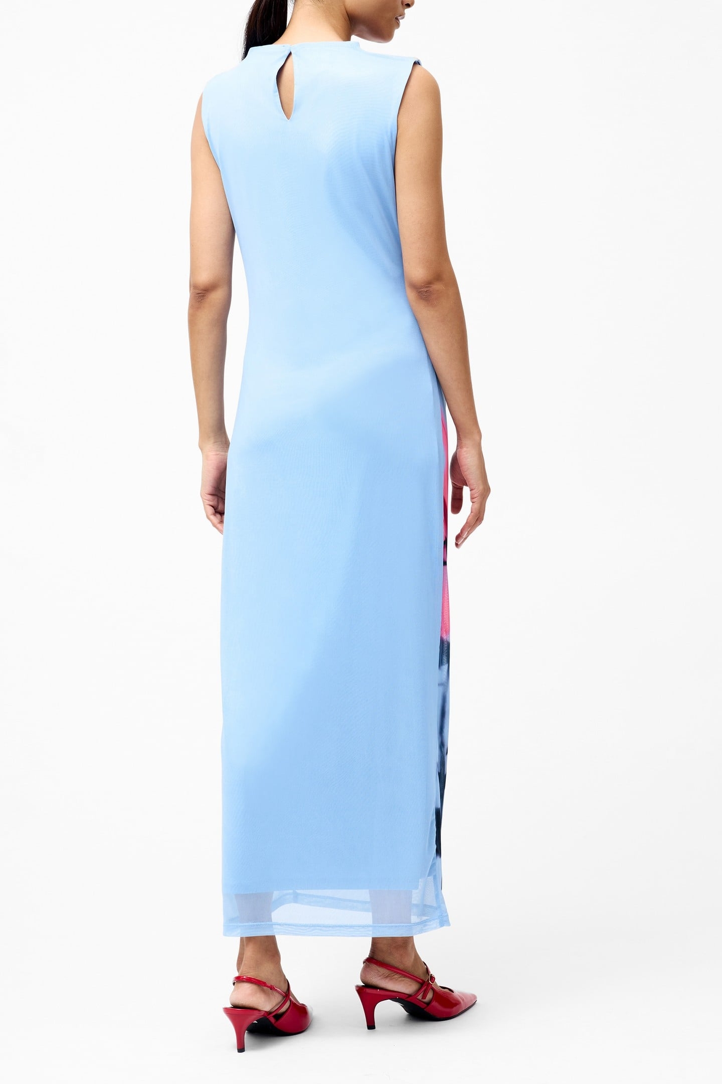 SMOKYPLCMENT SLVLESS FLORA DRS LIGHT BLUE MULTI 3