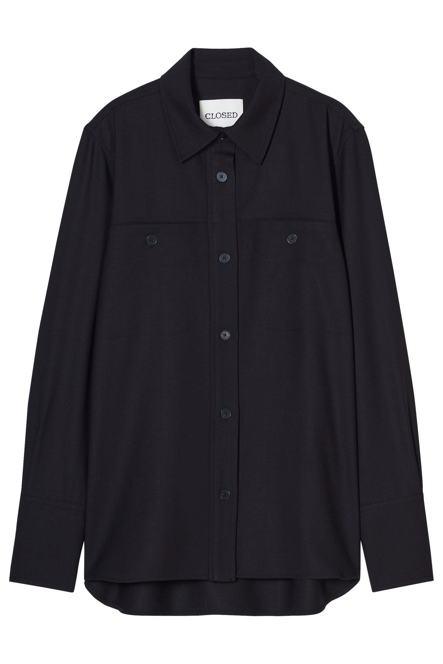 FITTED UTILITY SHIRT & BLOUSES BLACK 3