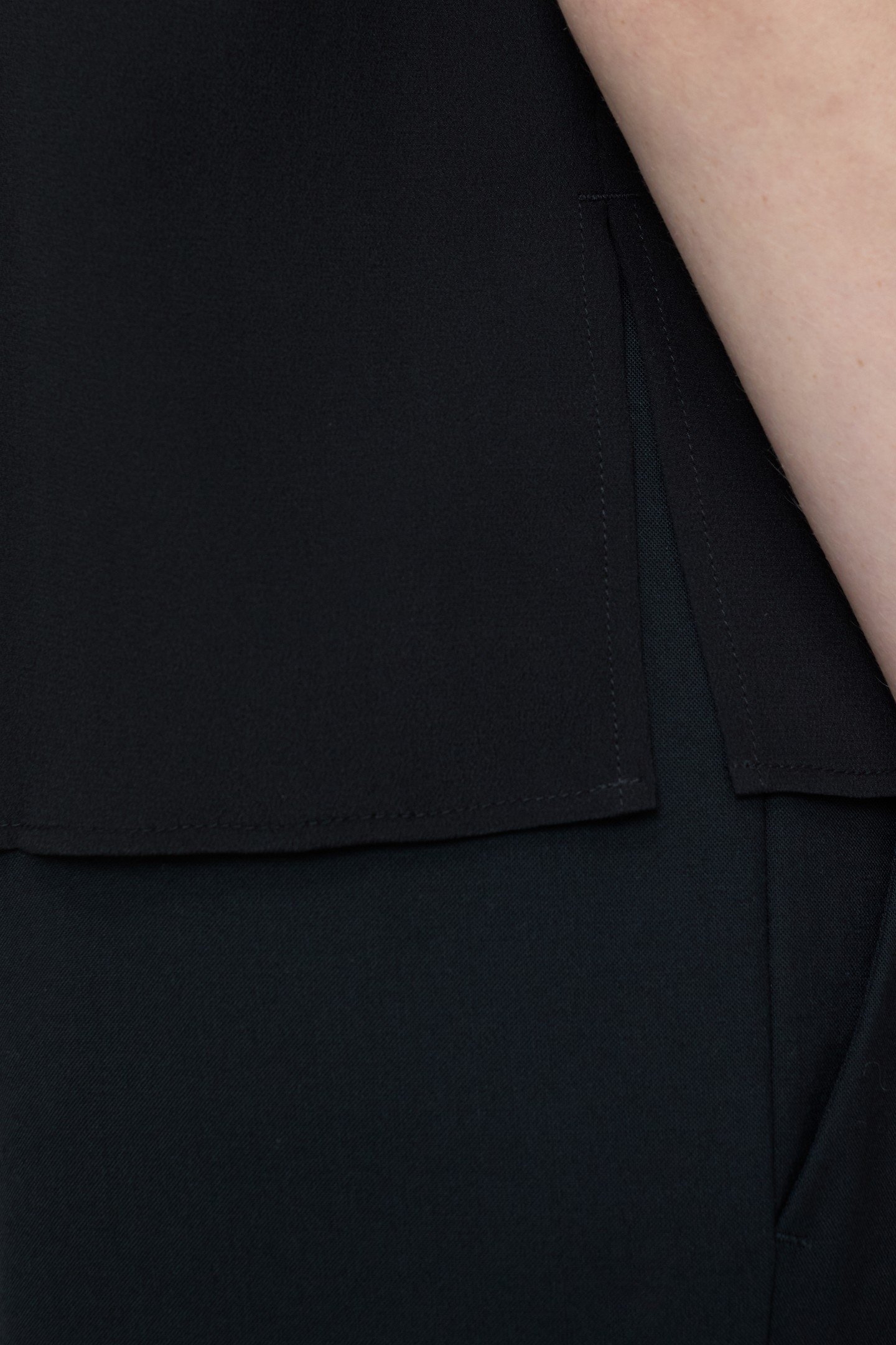 SLEEVELESS BOWTIE TOP SHIRTS & BLOUSES BLACK 5