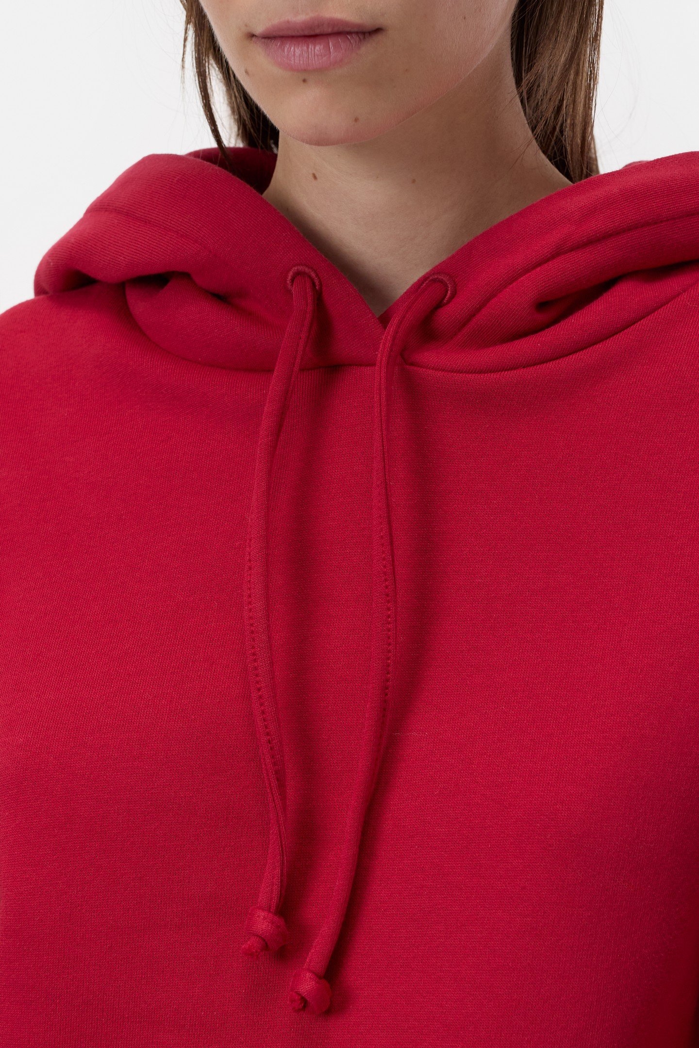 CROPPED HOODIE T-SHIRTS CHILI PEPPER RED 6