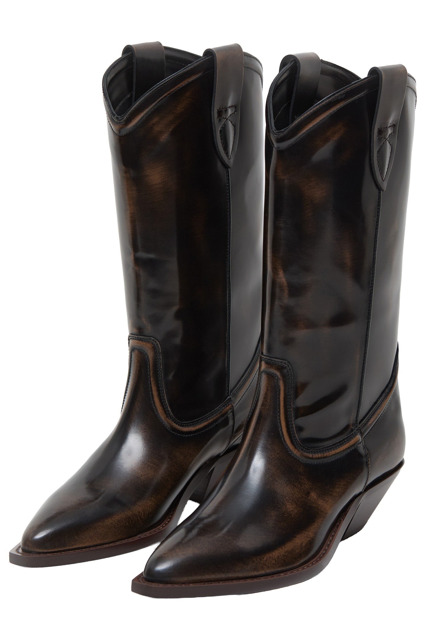 COWBOY BOOT SHOES IRISH COFFEE 1