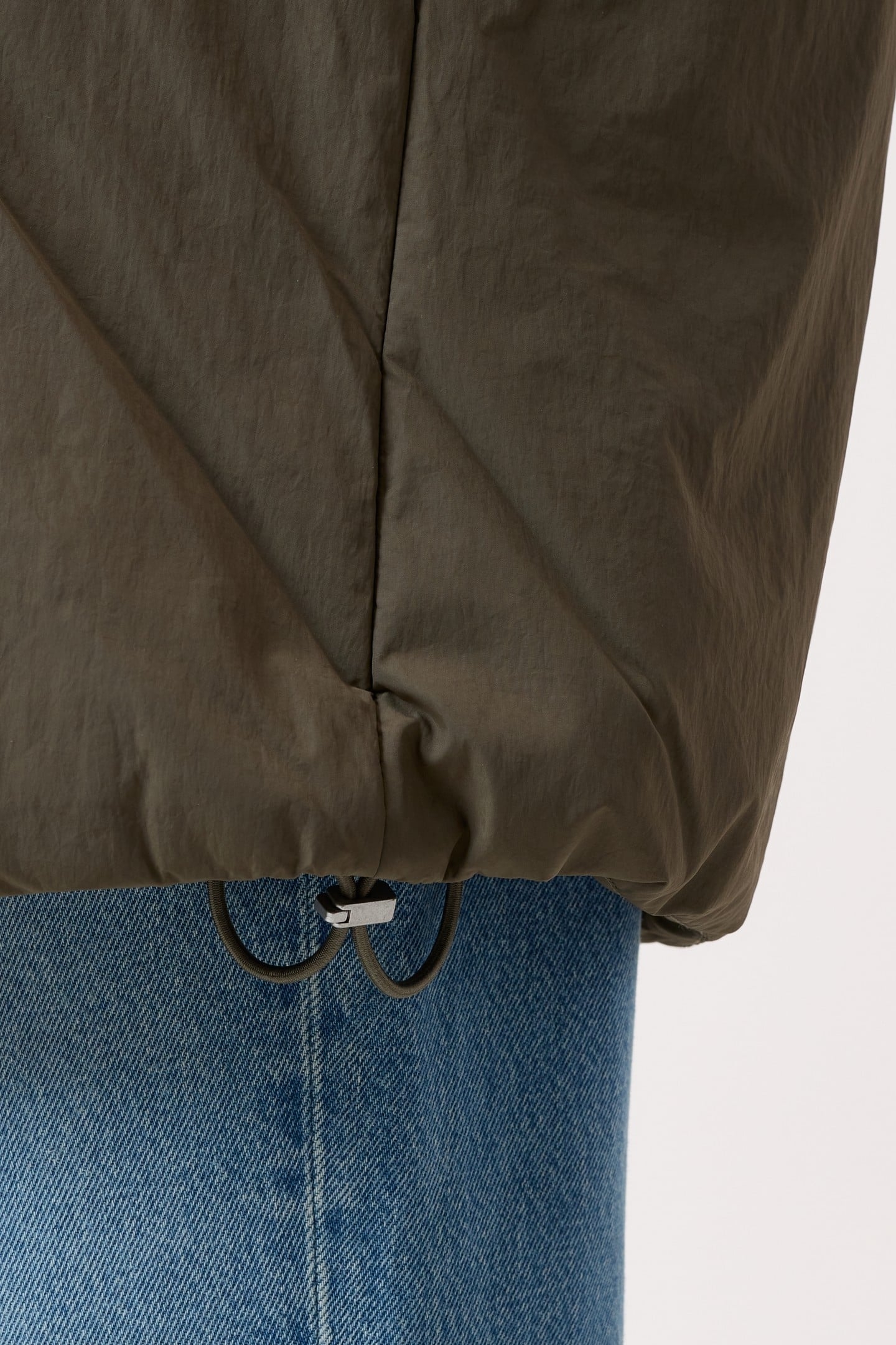 LONG PUFFER JACKET GOLDEN MOSS 6