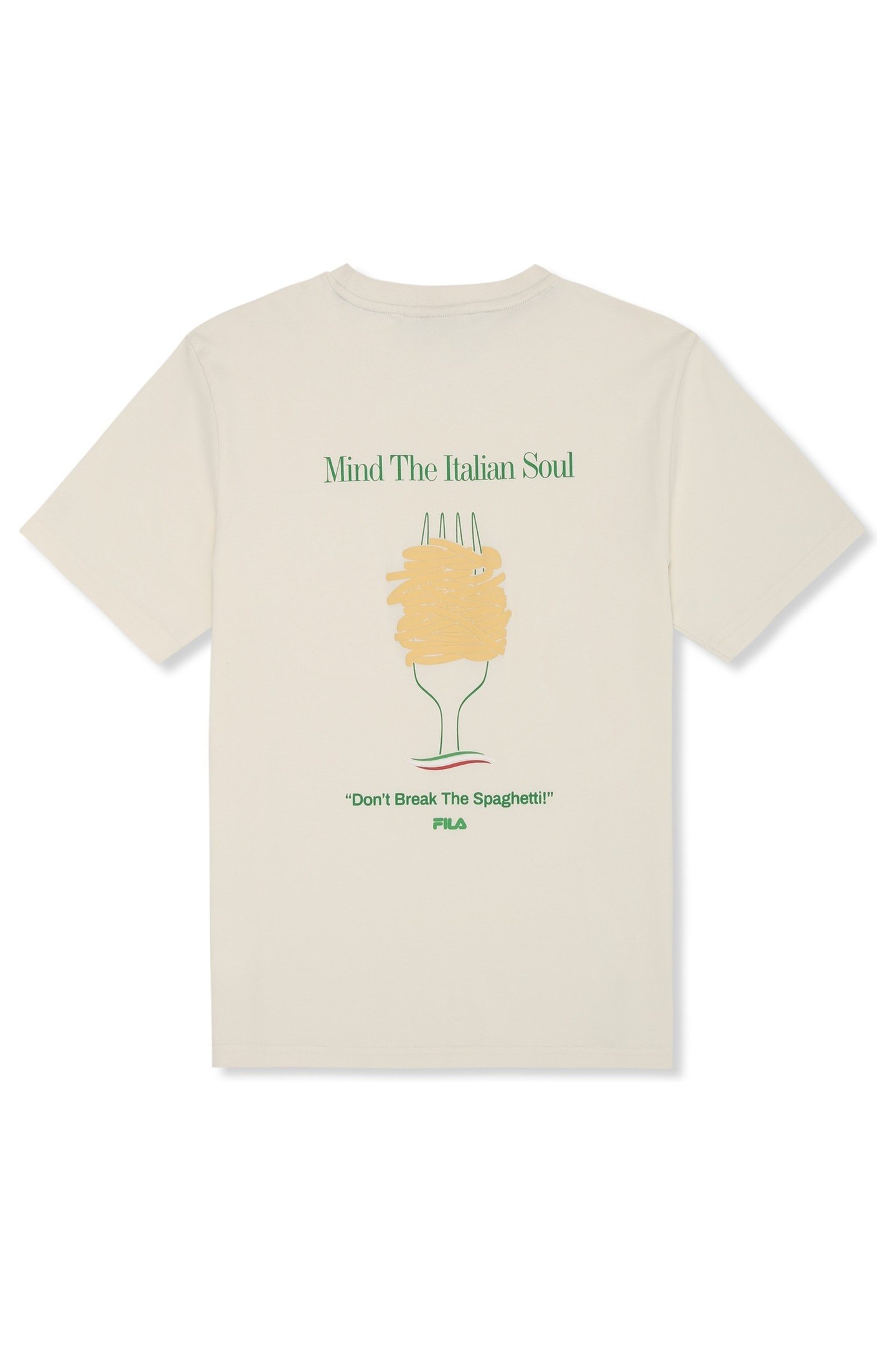NAVIGLI PASTA REGULAR GRAPHIC T-SHIRT EGRET 4