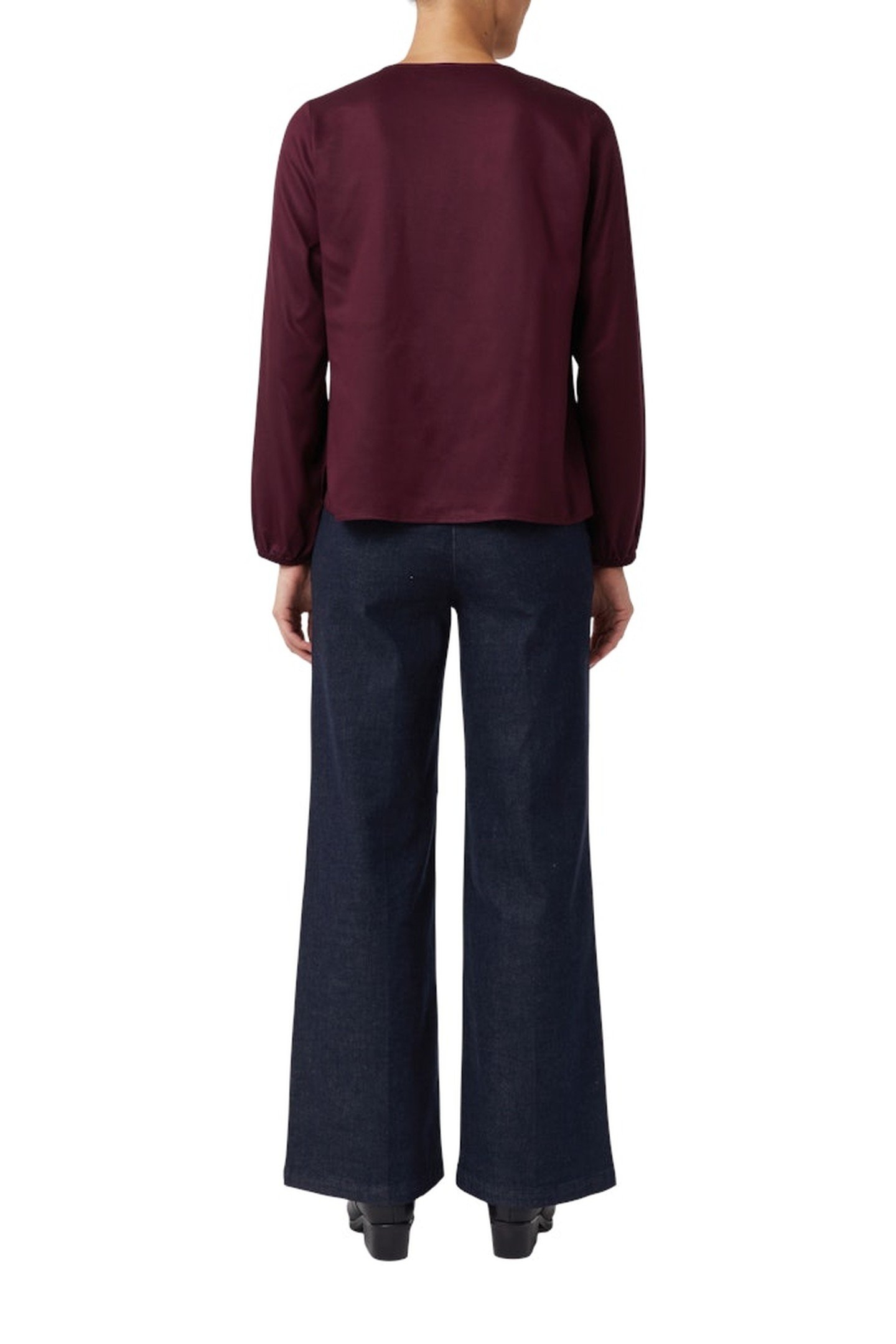 COMMA BLOUSES BURGUNDY 2
