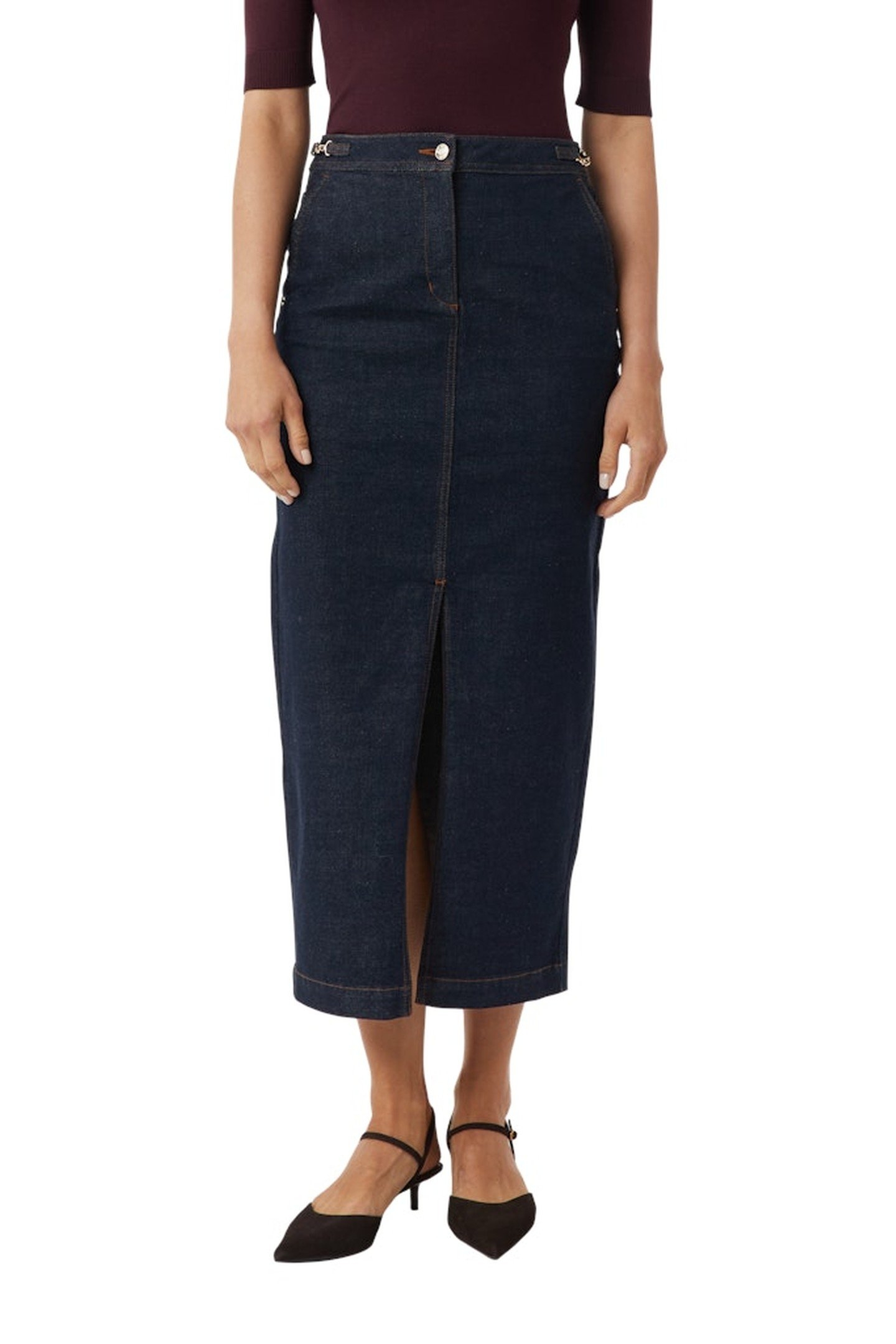 COMMA SKIRT BLUE DENIM 3