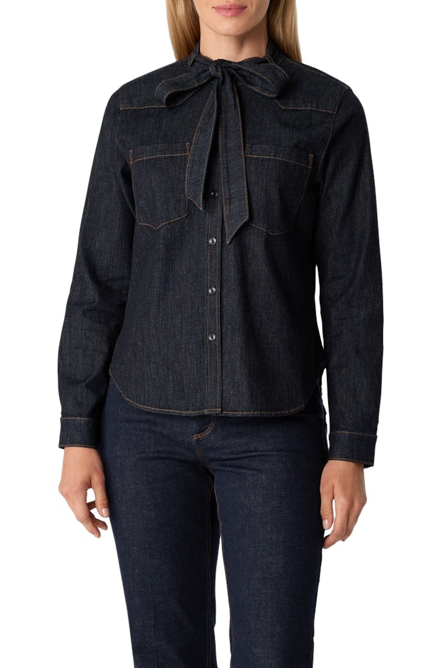 COMMA BLOUSES BLUE DENIM 3