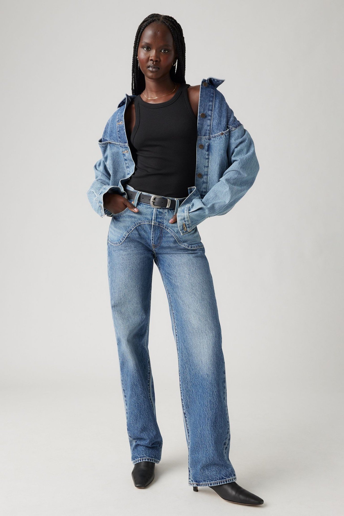 501® 90'S WESTERN JEANS MED INDIGO 1