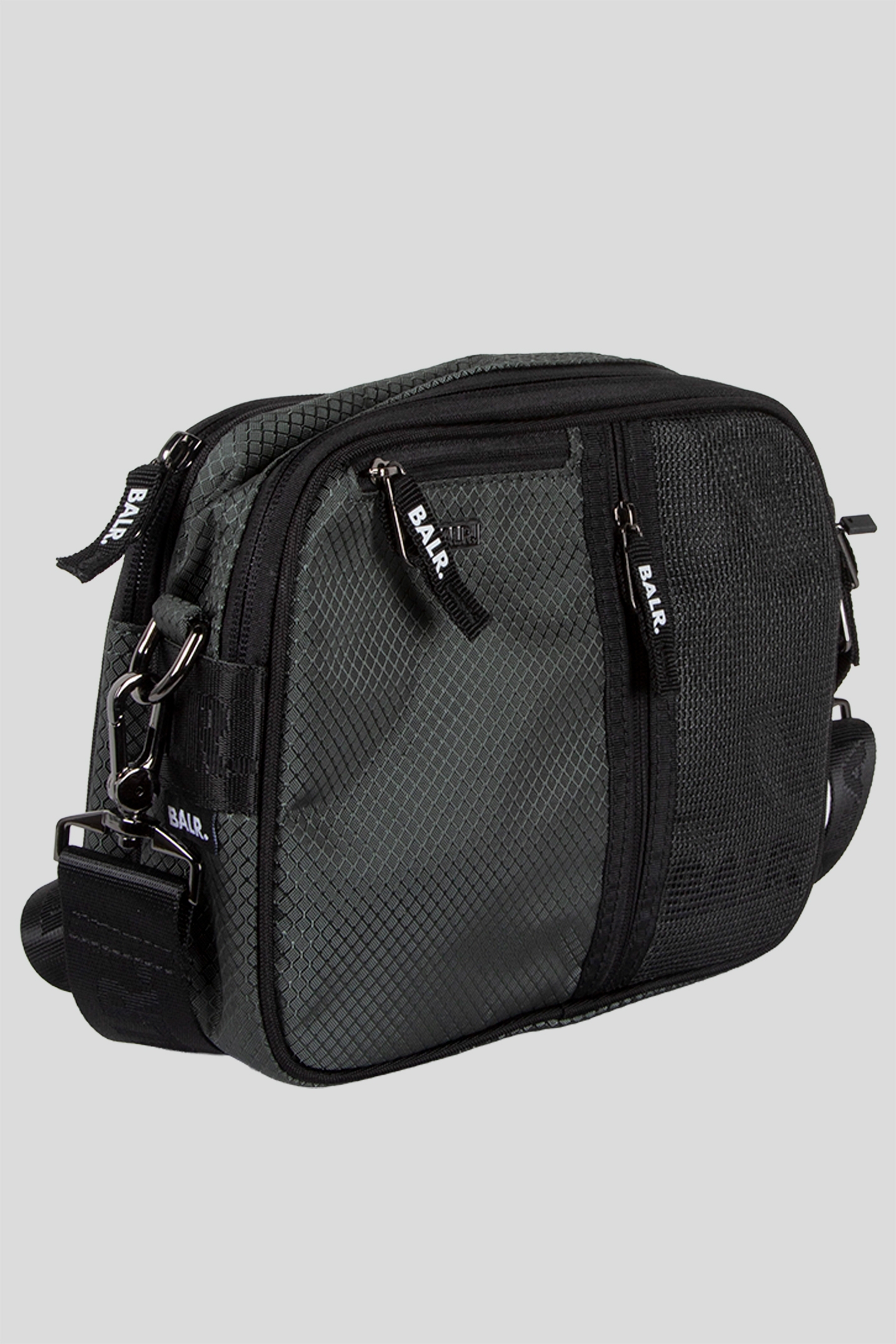 SALERNO RIPSTOP SHOULDER BAG JET BLACK 3
