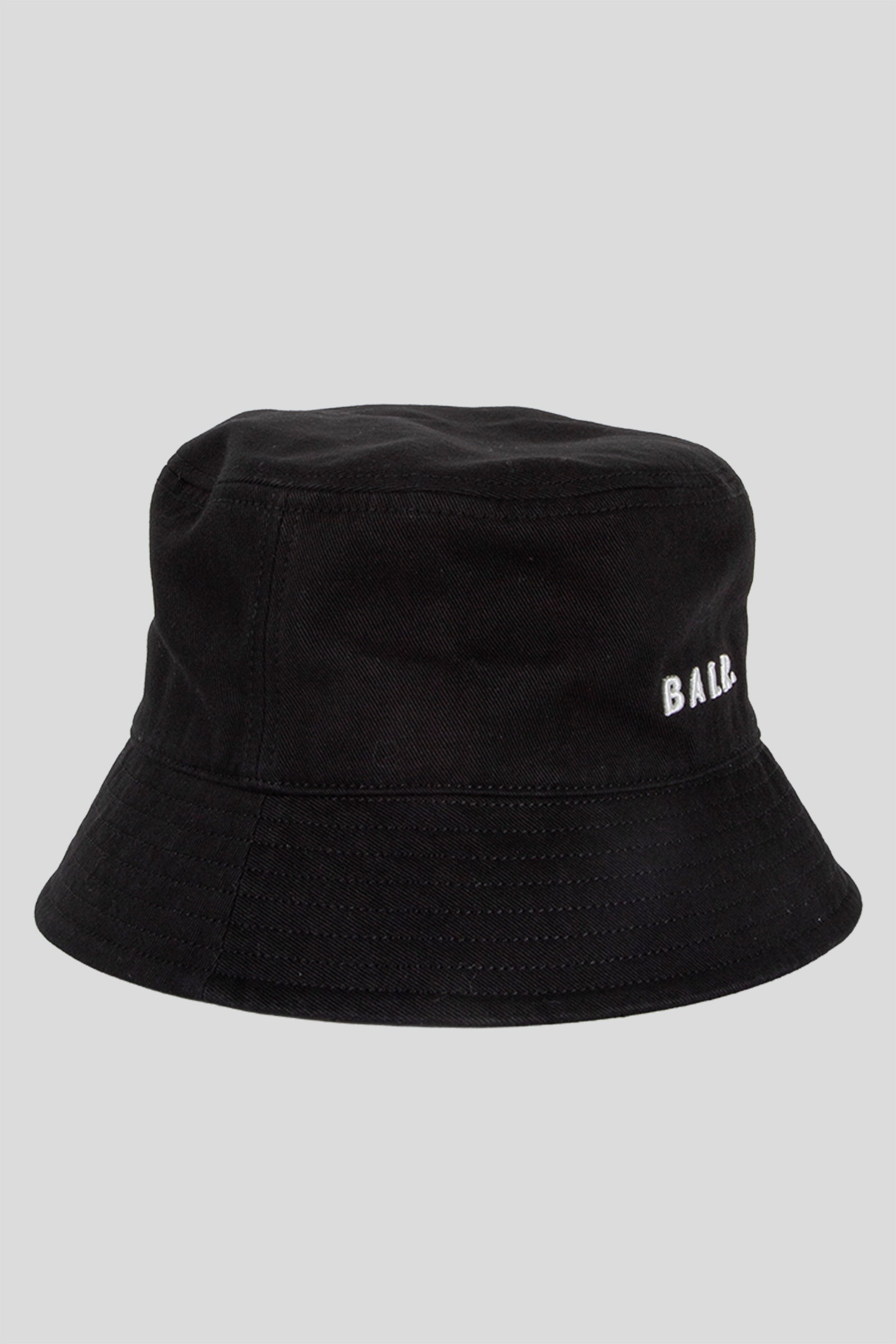 LOGO BUCKET HAT BLACK 2