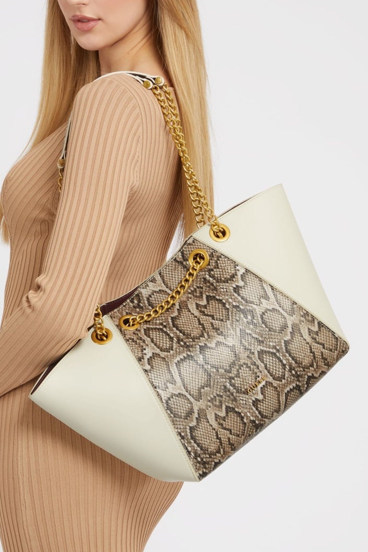 STRELLO LARGE TOTE WHITE 1