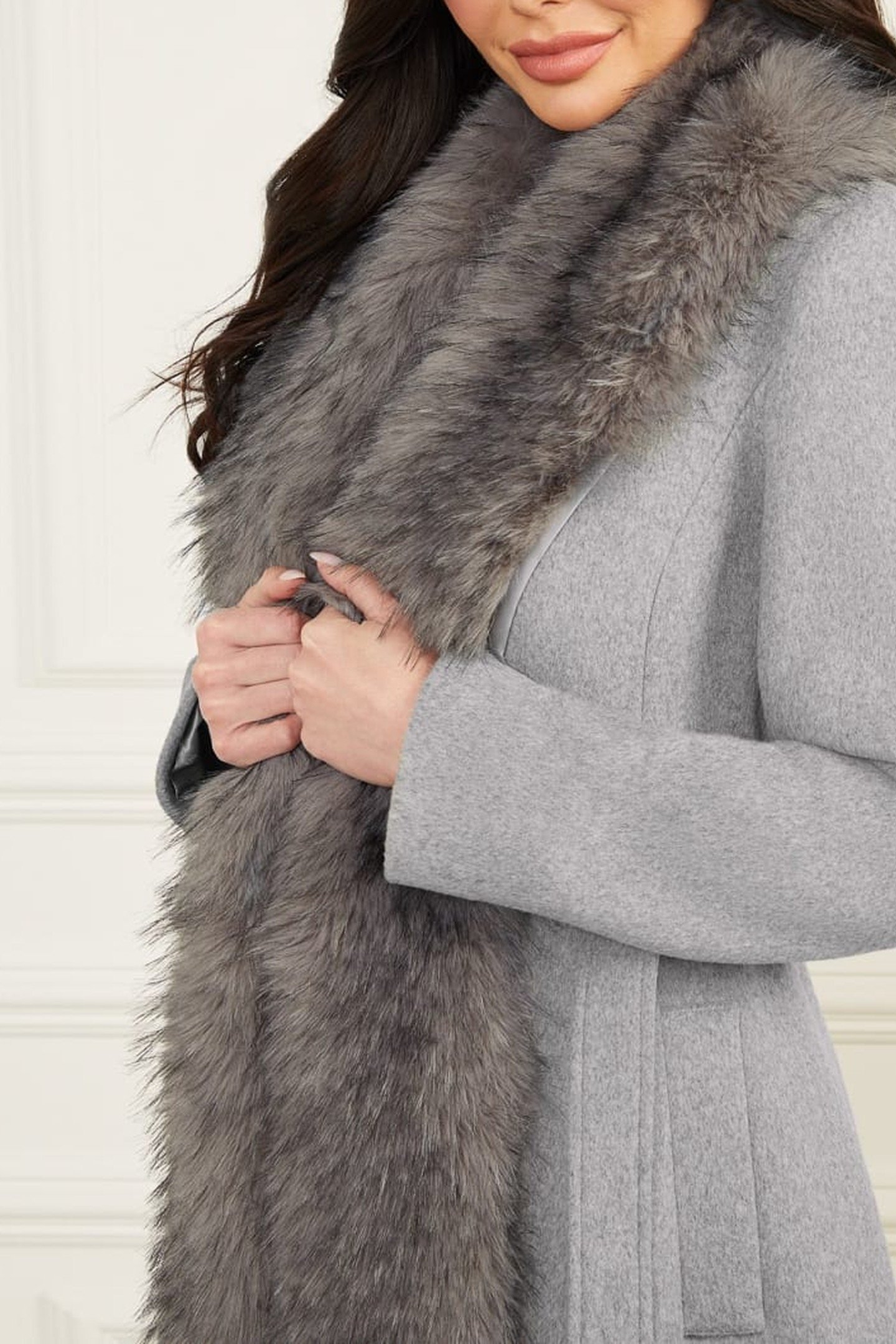 VALERIE COAT HEATHER MEDIUM GREY 8