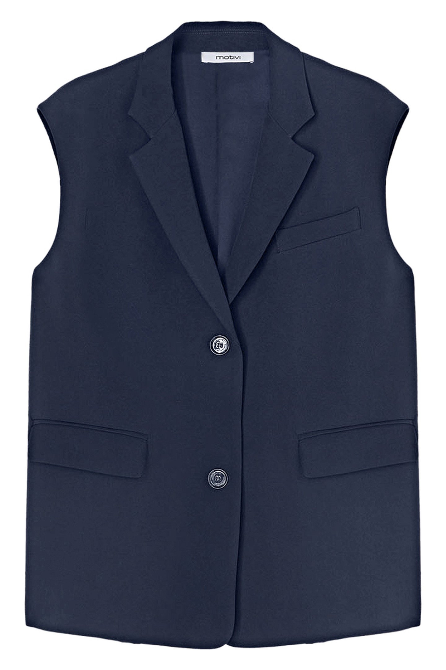 OVERSIZED WAISTCOAT BLUE 3