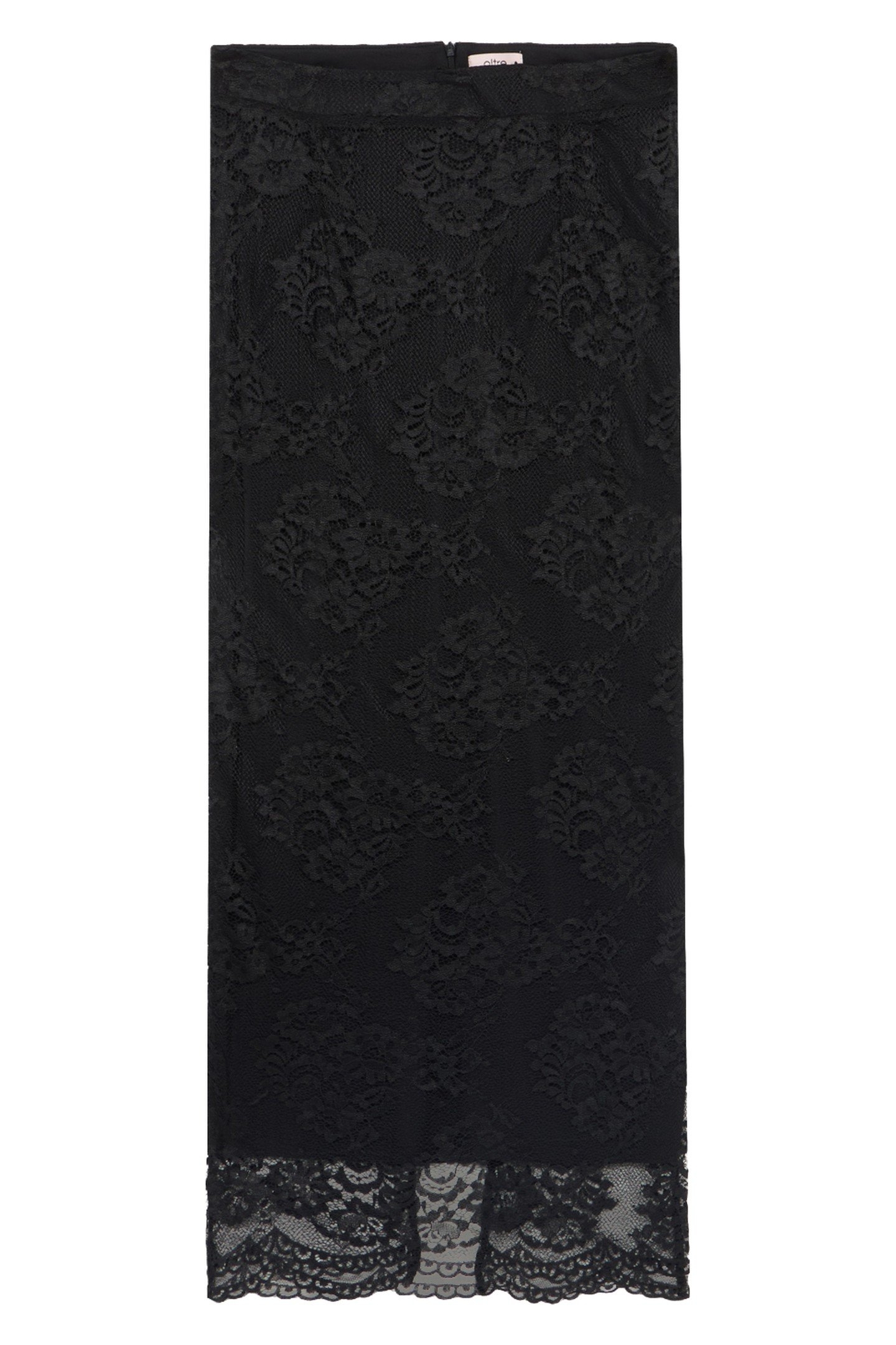 LACE PENCIL SKIRT BLACK 3