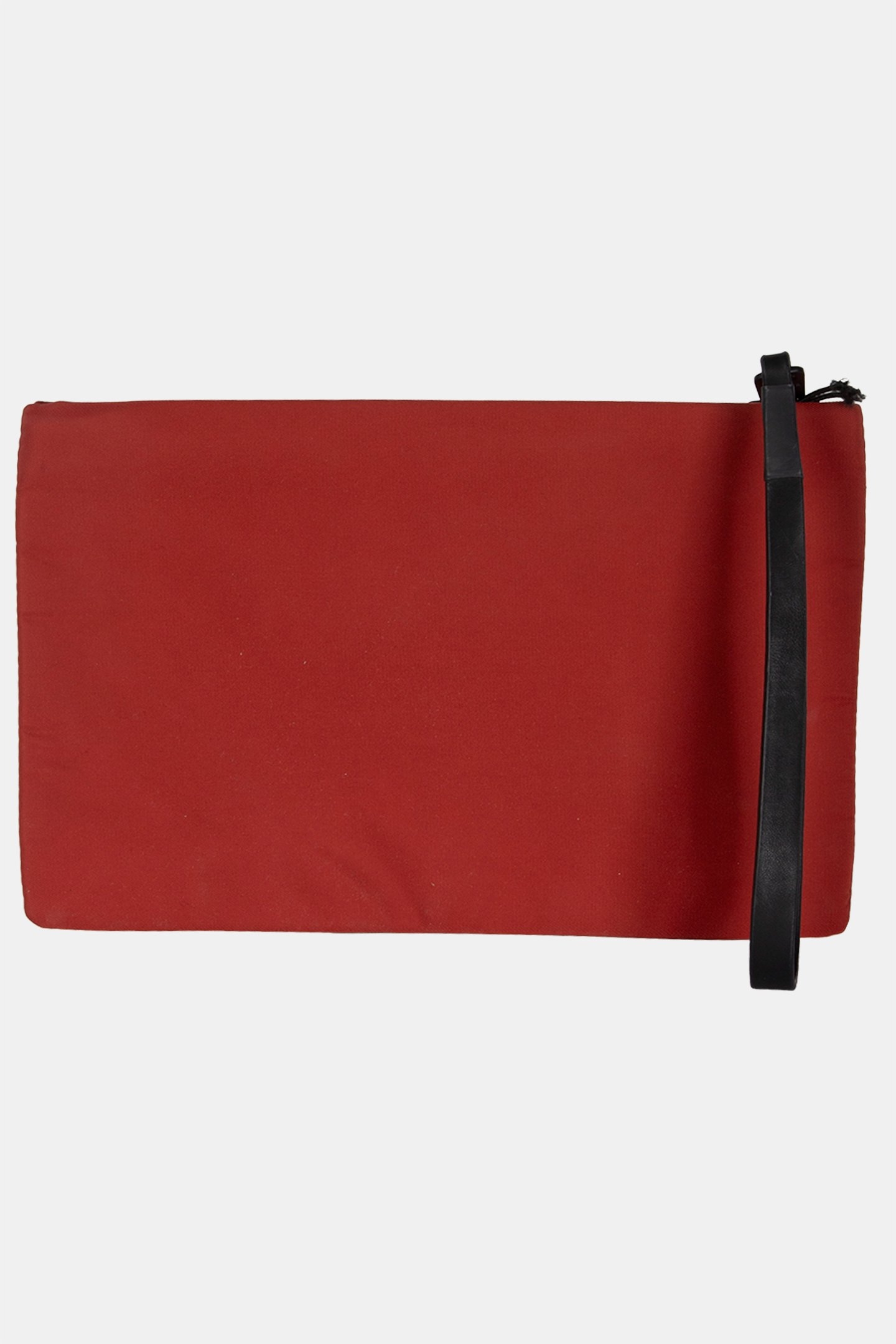 LUPITAALF CLUTCH W/ MESSAGE BURNED RED 3