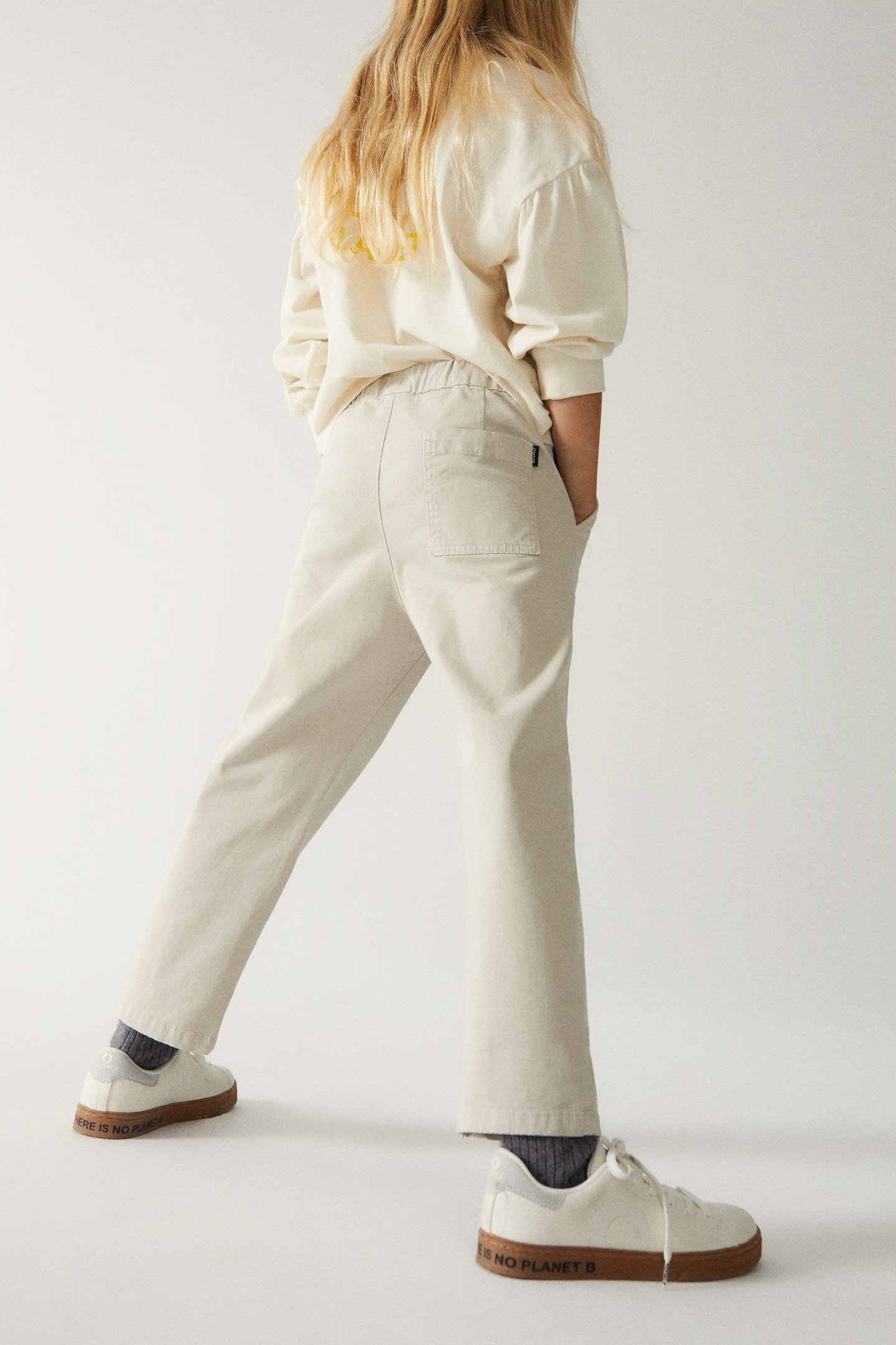 GIRLS PURPUREAALF PANT TAUPE 2