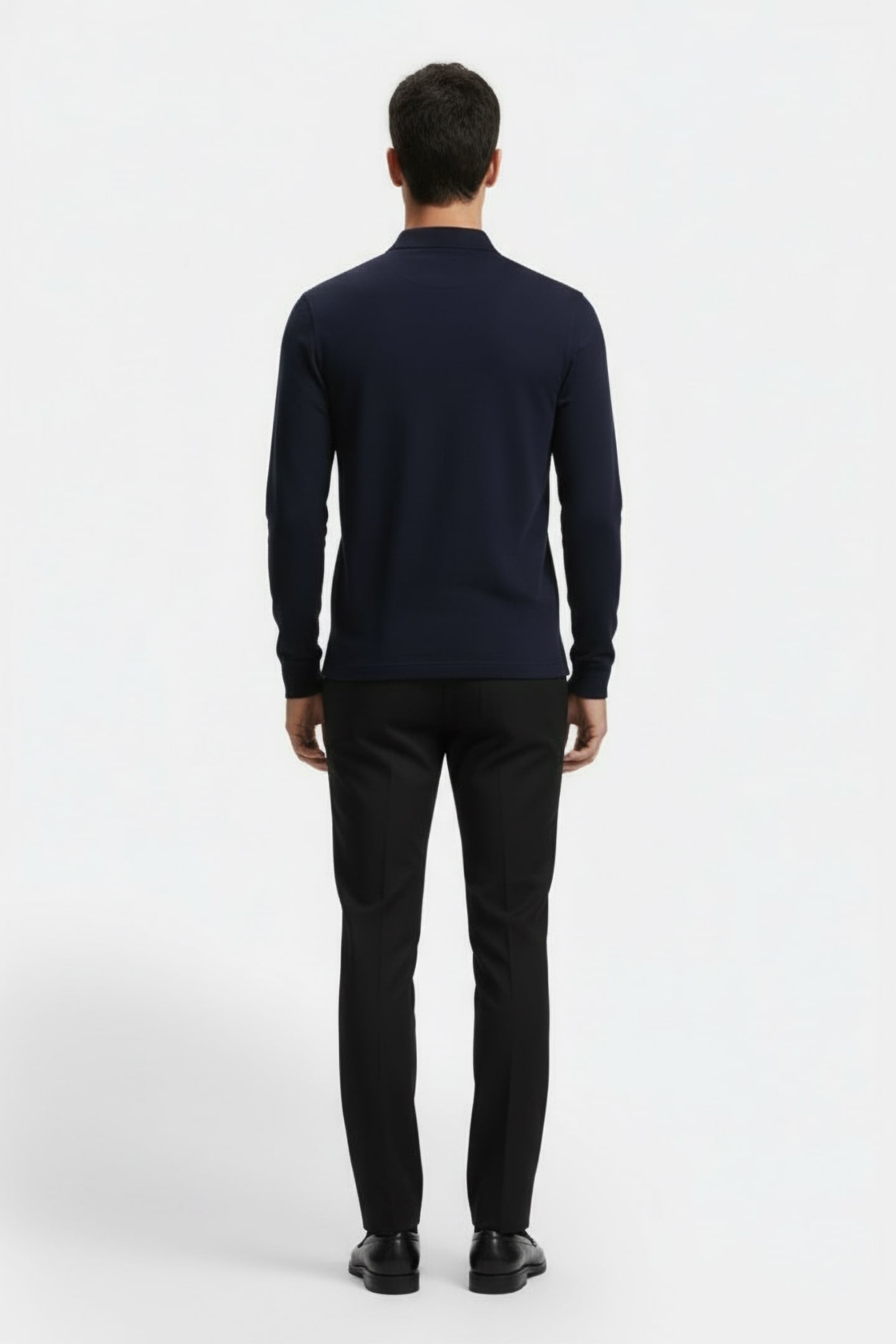 JAIMEALF LONG SLEEVE POLO DARK NIGHT 2