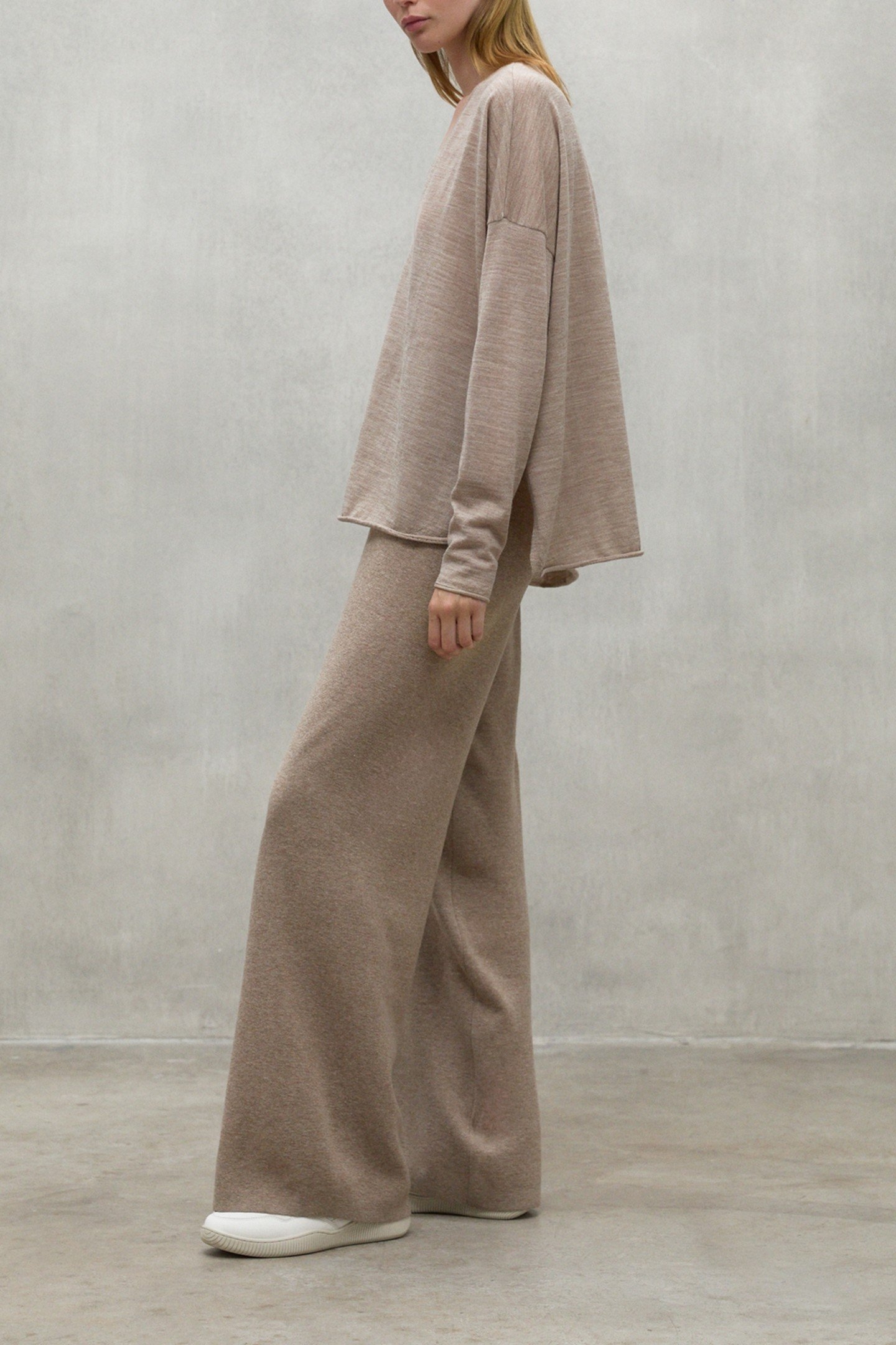 ANTURIOALF KNIT DARK SAND MELANGE 5