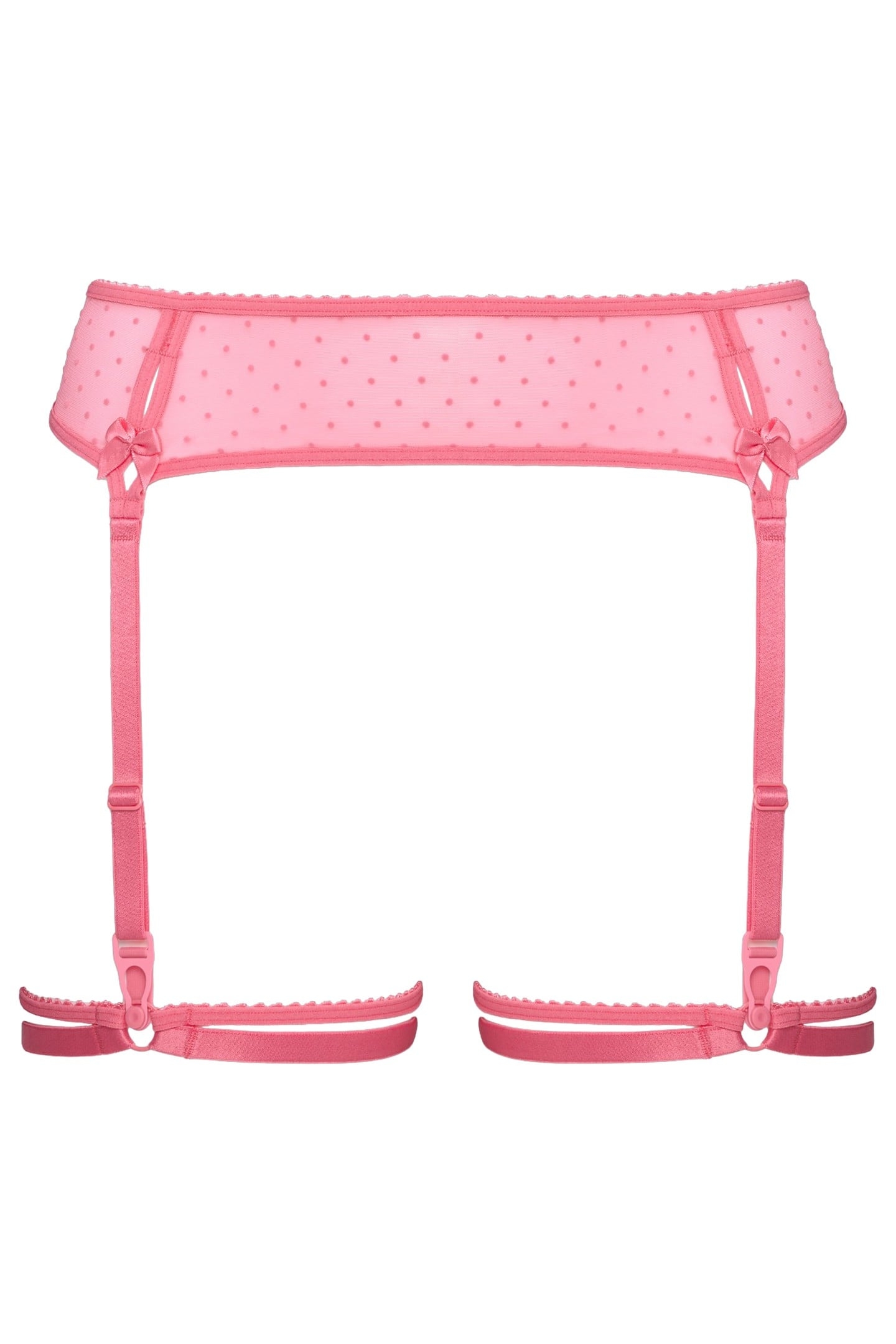 PEEKABOO PINK LEMONADE GARTER BELT 4