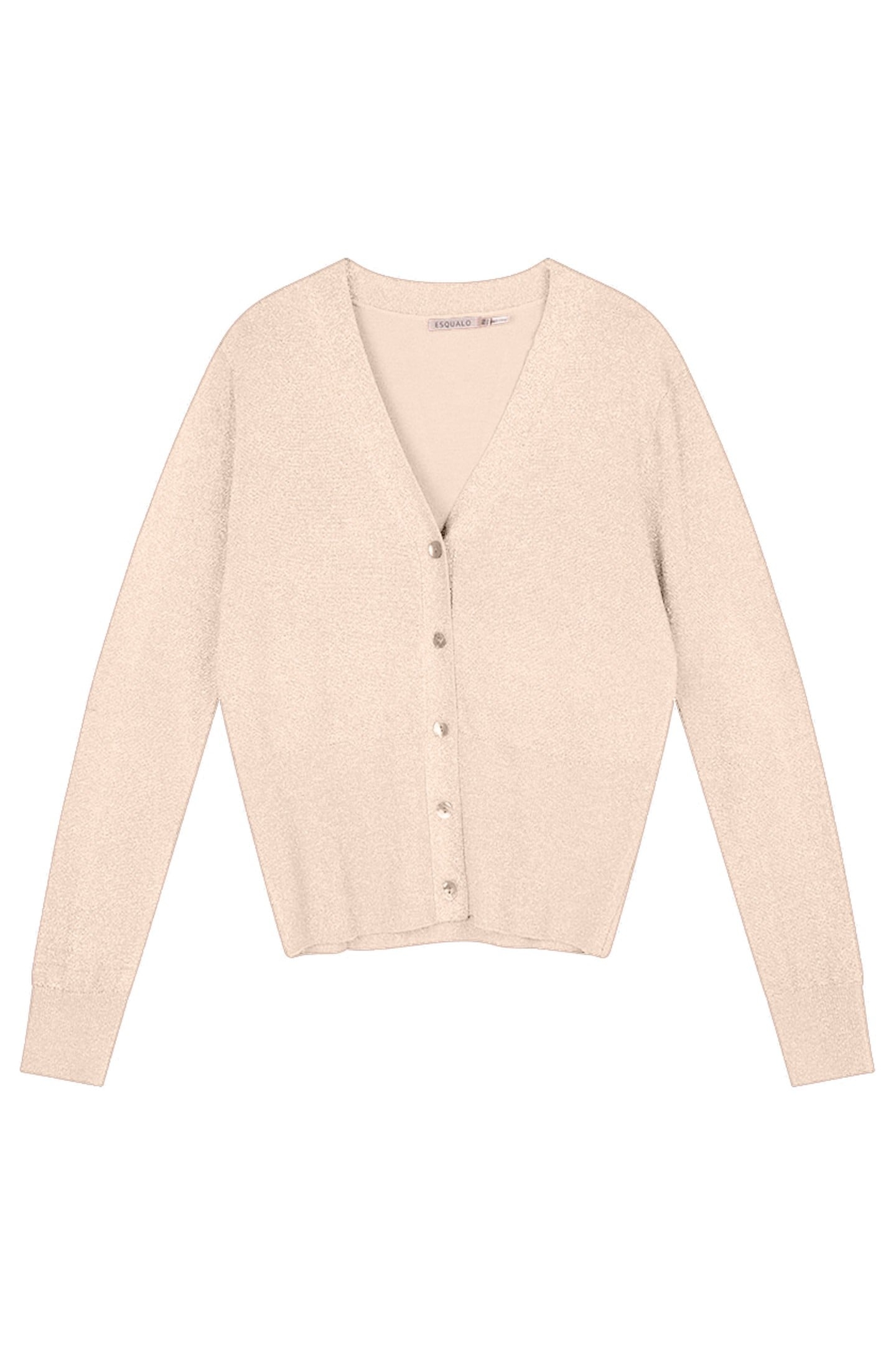 CARDIGAN LUREX HIGH HEM BISCUIT 1