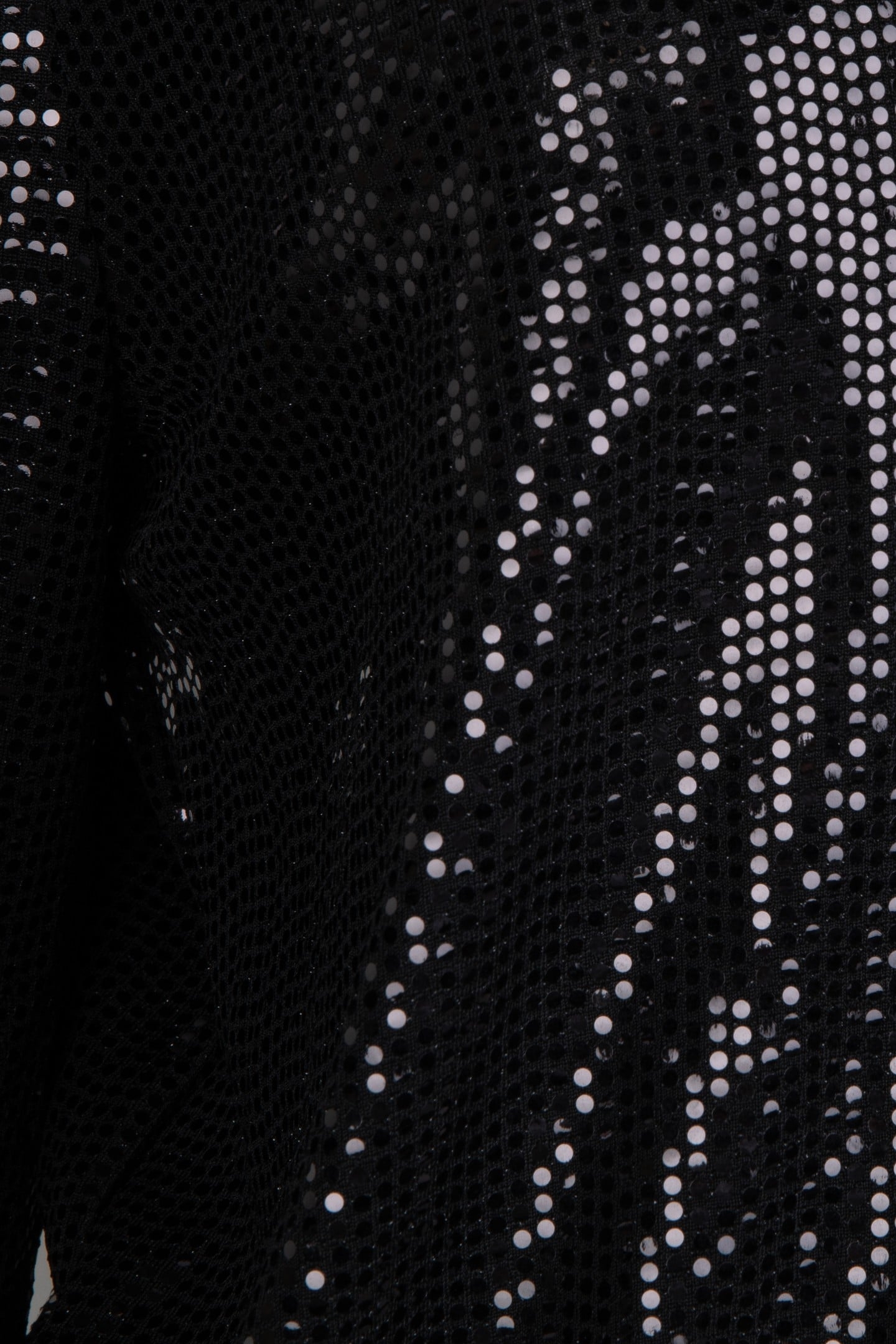 BLOUSE SEQUINS STRETCH BLACK 3