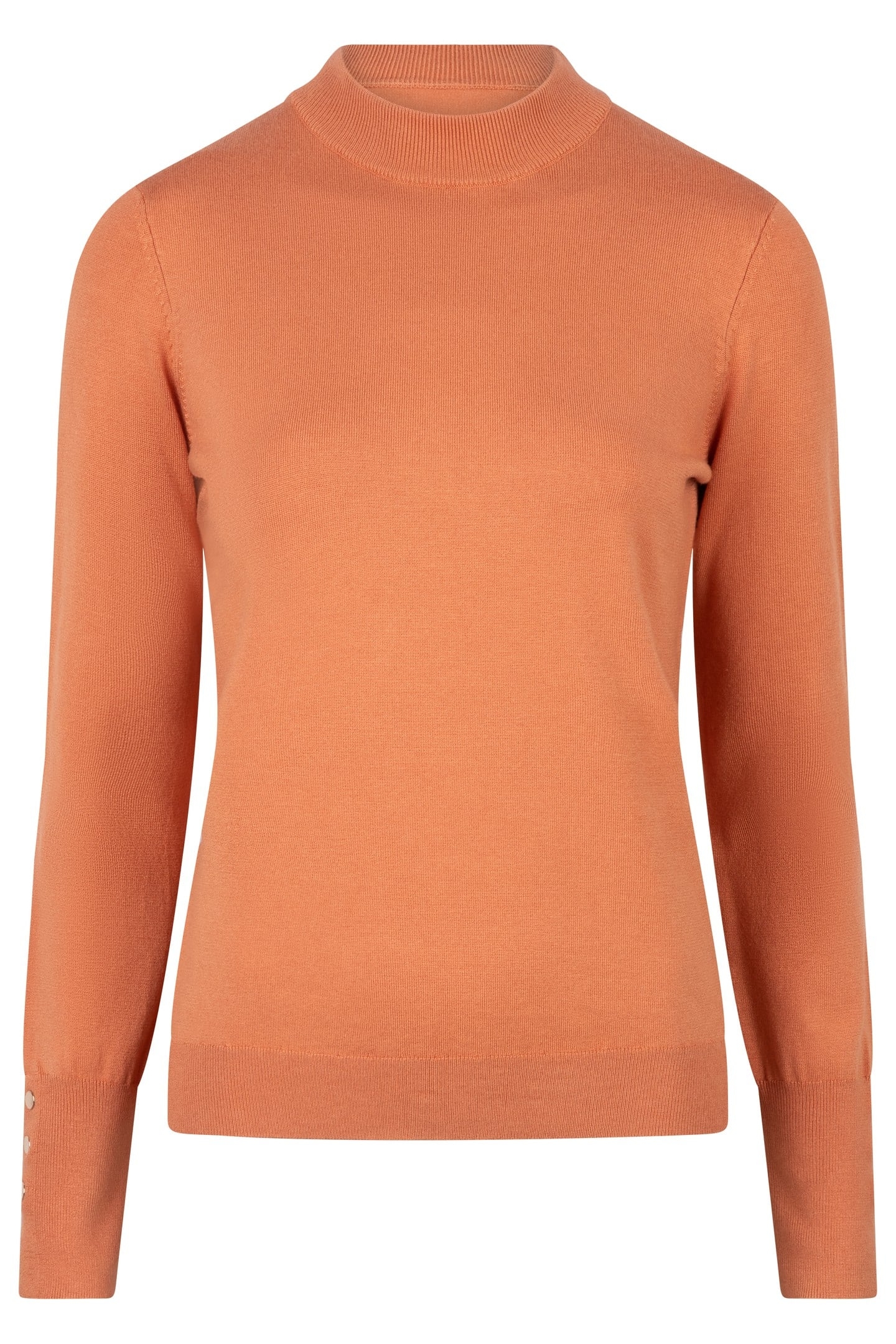 SWEATER BASIC BUTTONS ORANGE 1