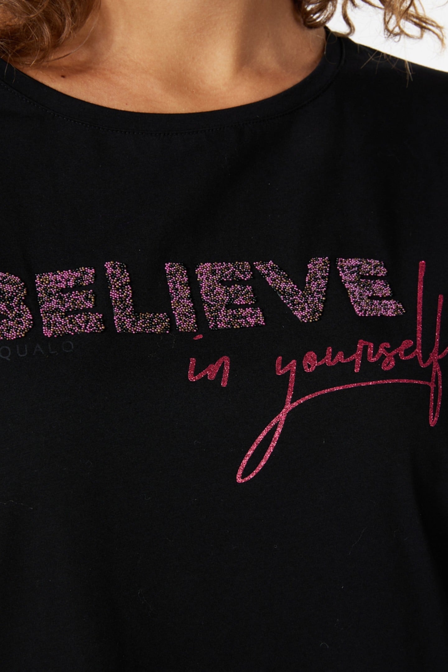 T-SHIRT “BELIEVE" BLACK 7