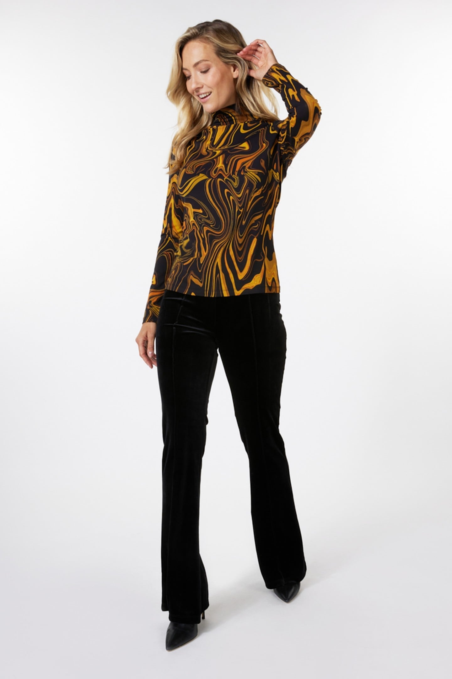 TOP COL SWIRL PRINT PRINT 3