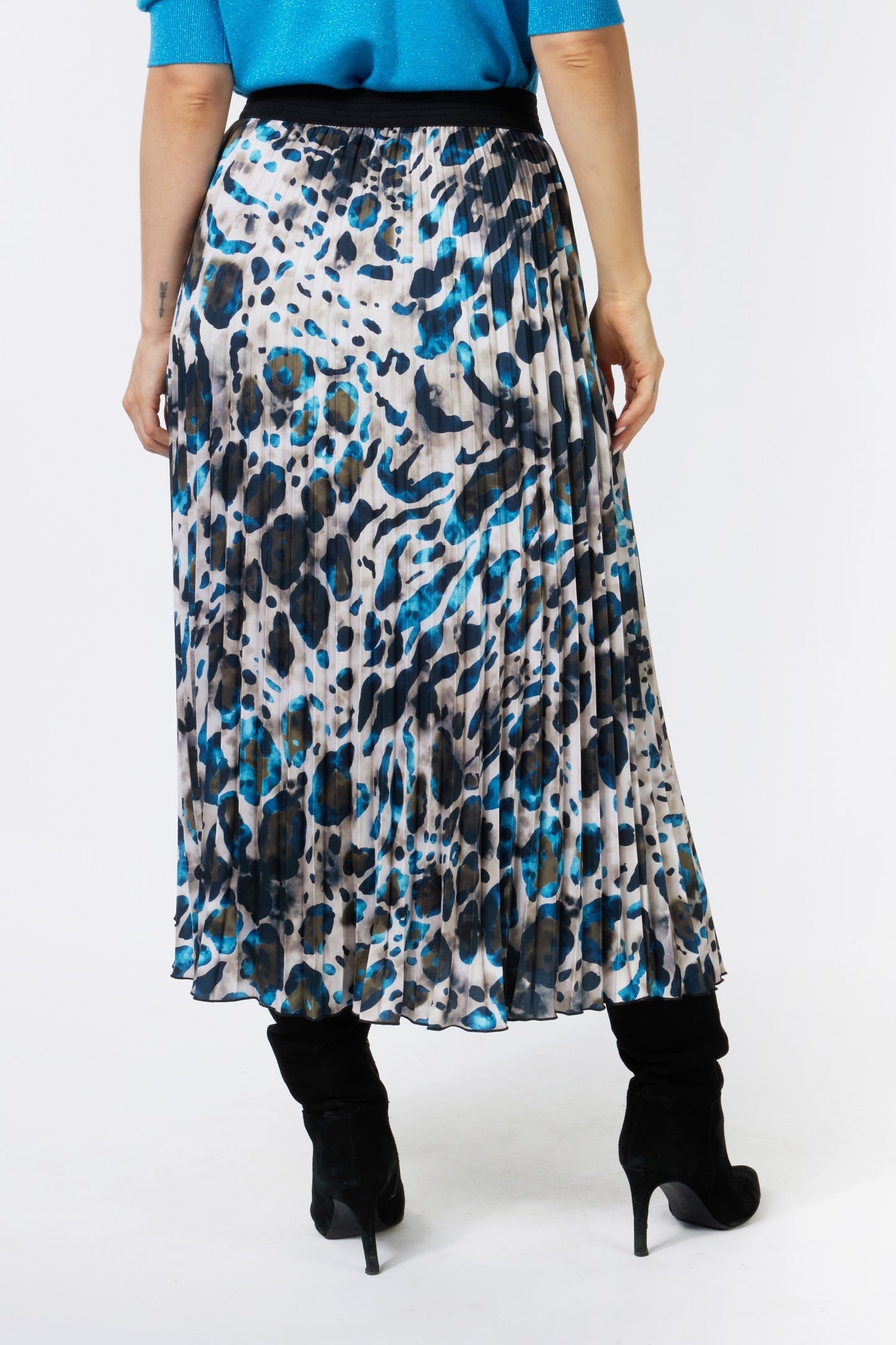 SKIRT PLISSE ANIMAL ROOTS PRINT 5