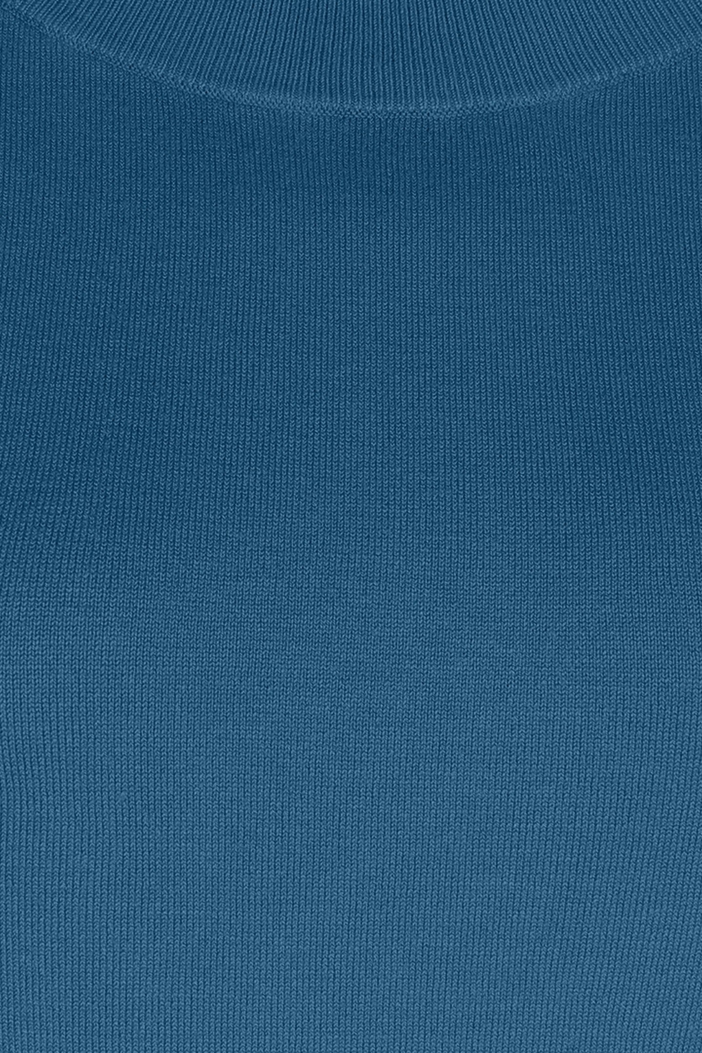 SWEATER BOXY BASIC KNIT GALAXY BLUE 3