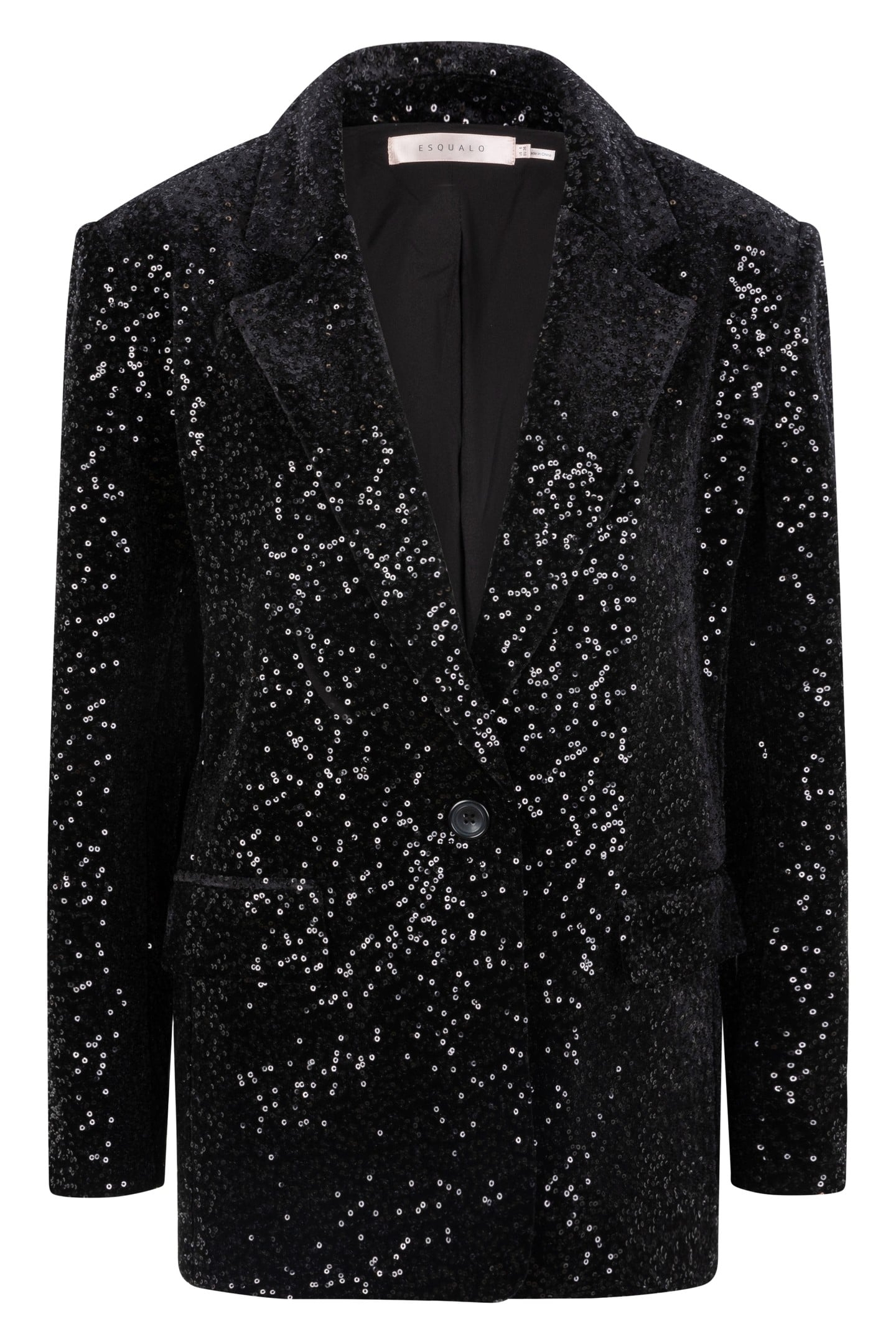 BLAZER VELVET SEQUINS BLACK 4