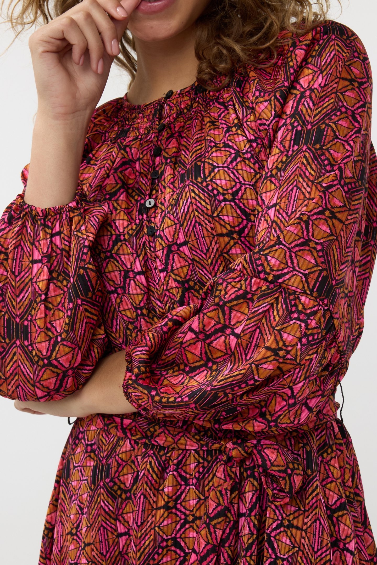 DRESS FANCY SLVE SENSATION PRINT 3