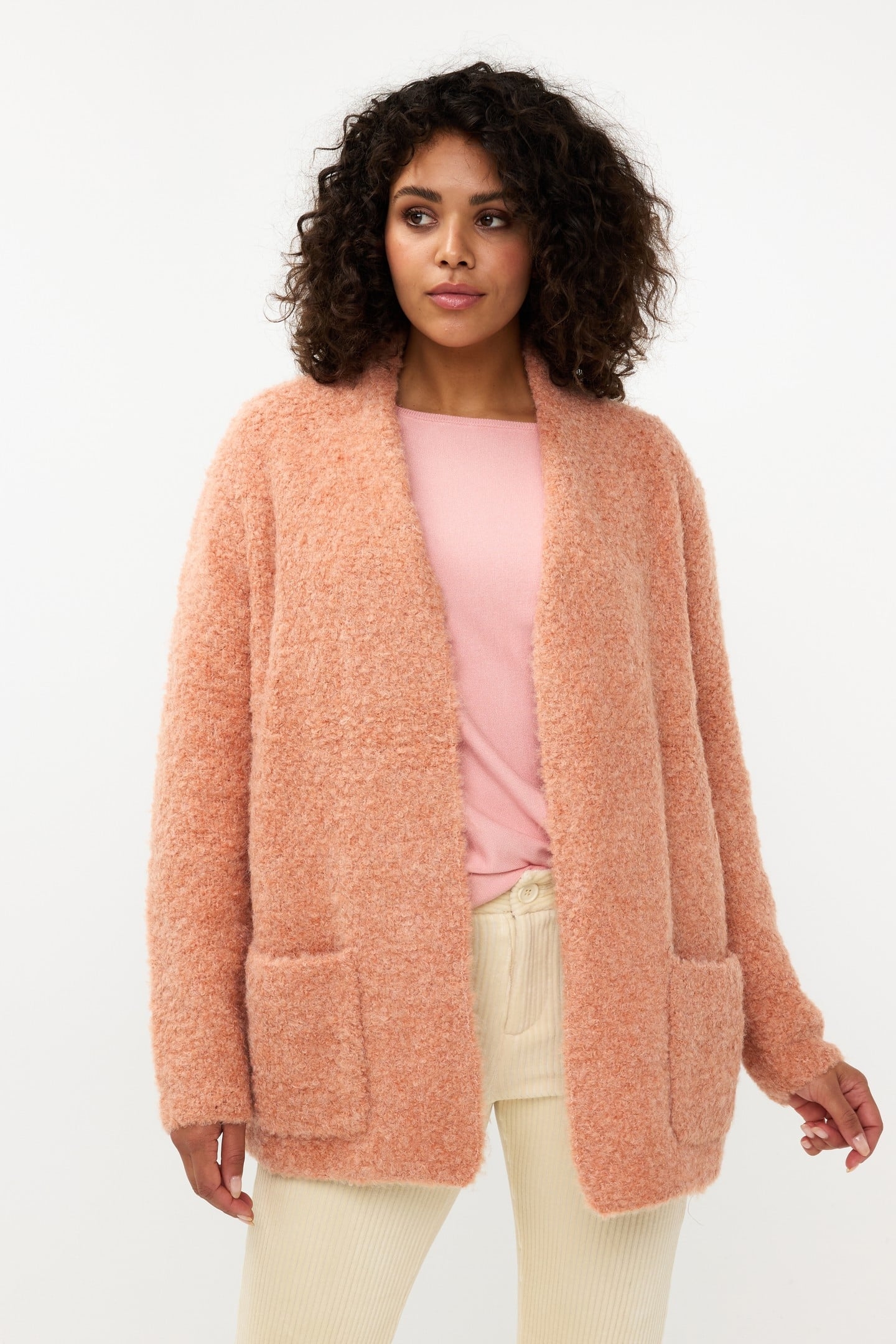 CARDIGAN BOUCLE BLUSH 4